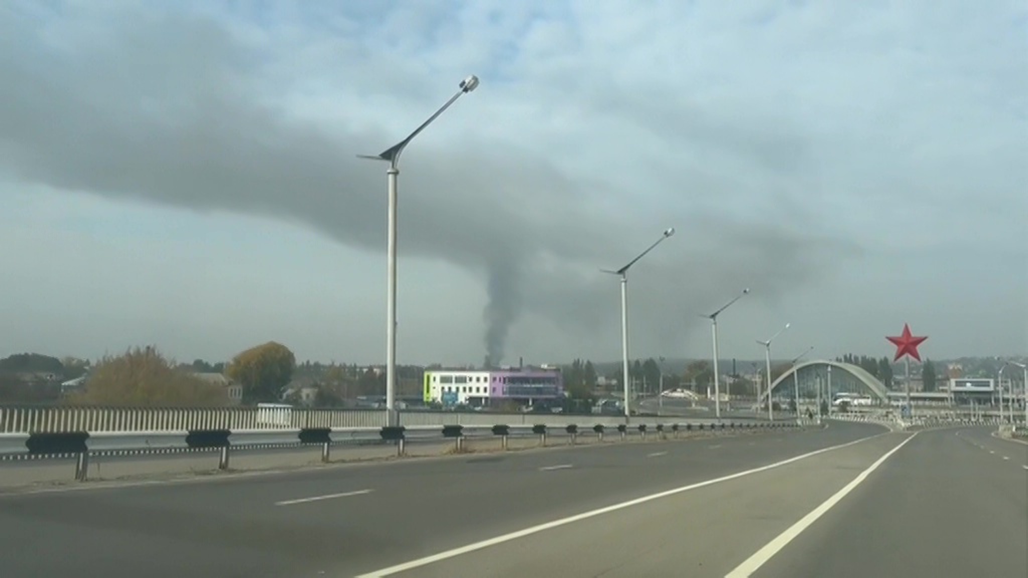 ПВО отразила удар по Луганску