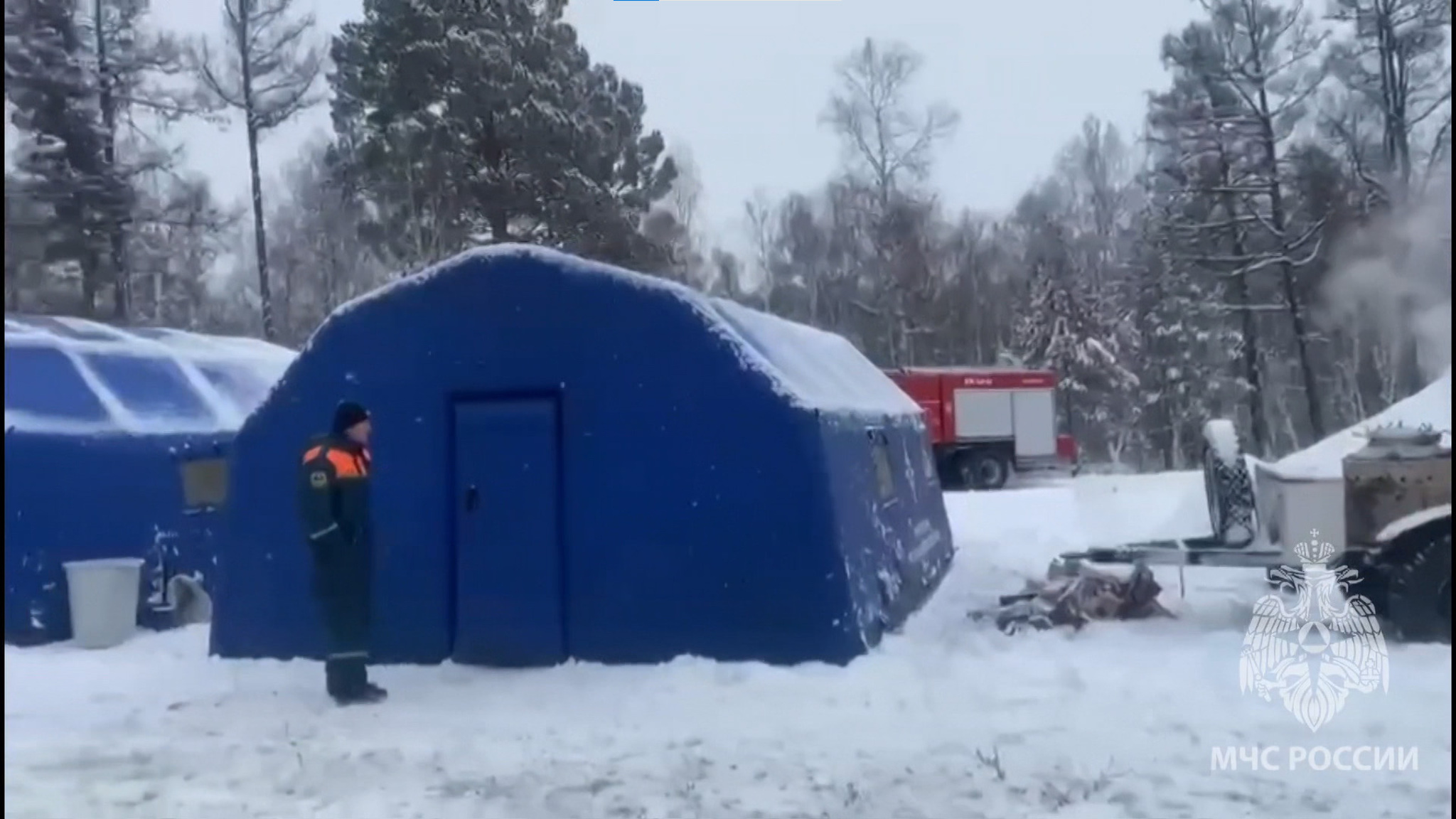 Пять мобильных пунктов обогрева развернули на трассах в Забайкалье