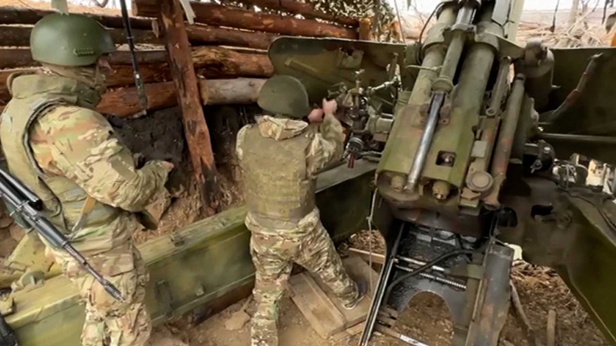 Расчет "Гиацинт-Б" уничтожил гаубицу М777 ВСУ в Запорожской области