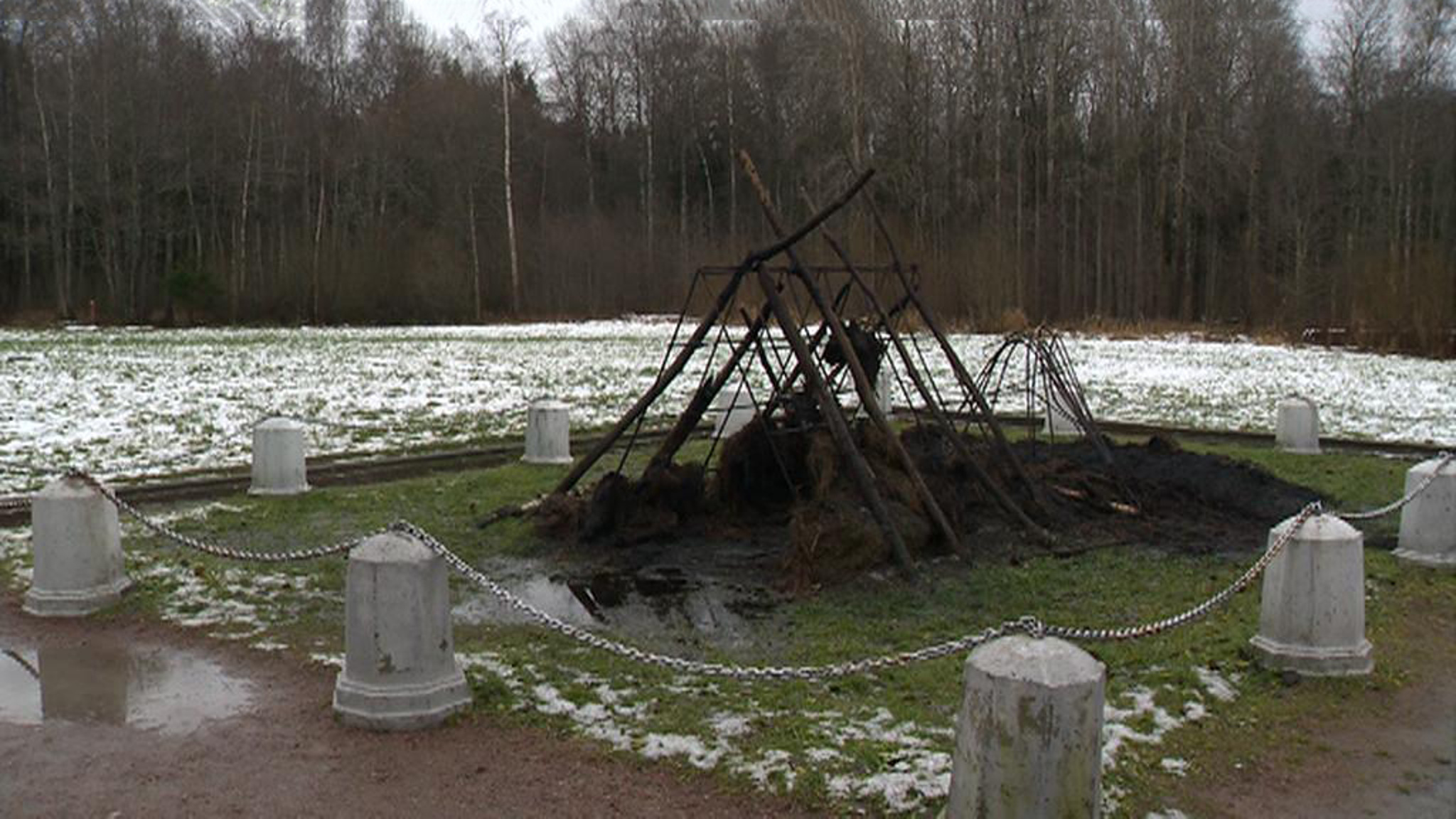После поджога шалаша Ленина в Сестрорецке возбудили уголовное дело