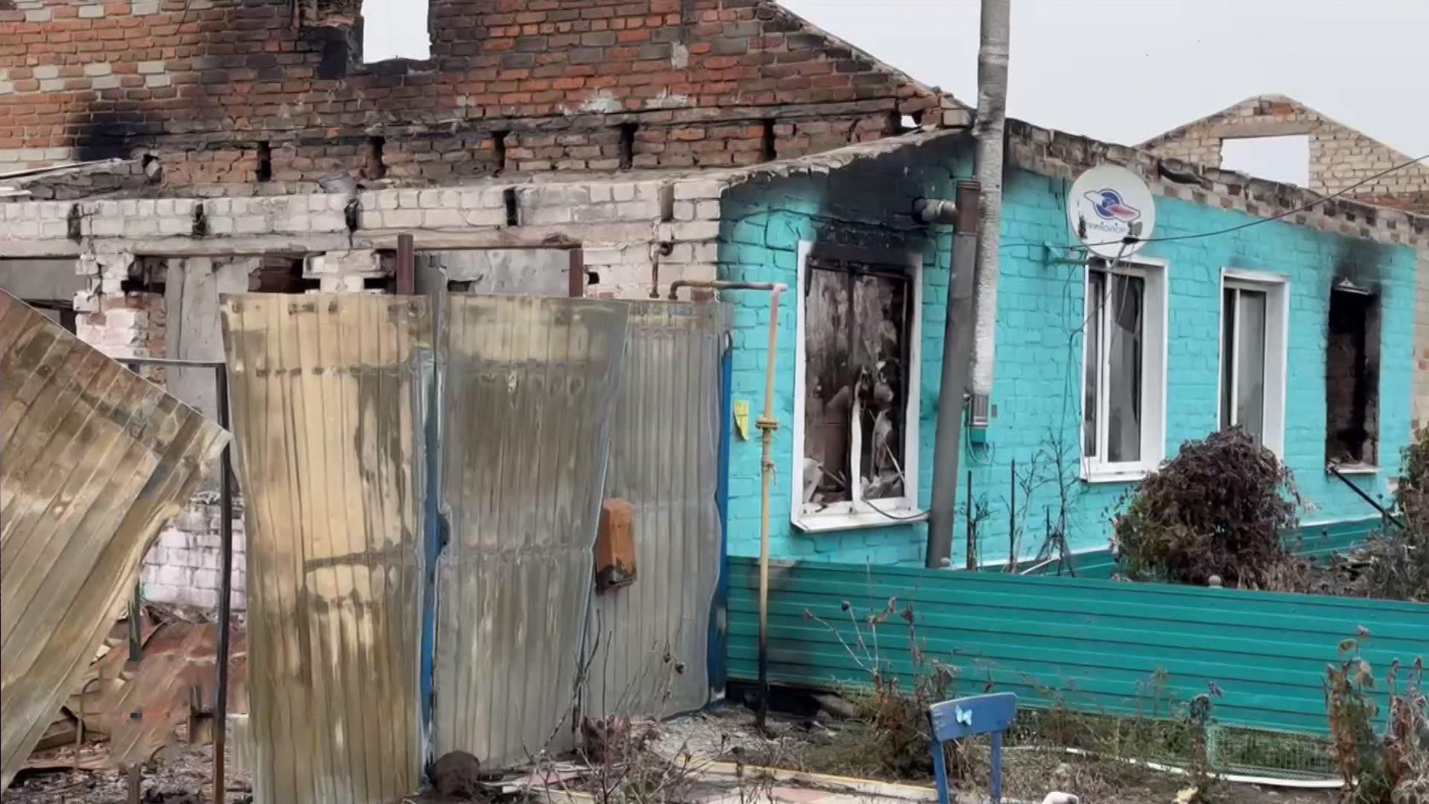 Улицы освобожденных населенных пунктов Курской области стали выжженной землей