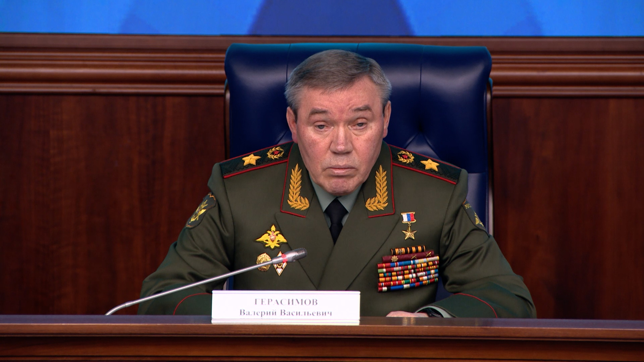 Начальник Генштаба ВС РФ Валерий Герасимов подвел итоги года