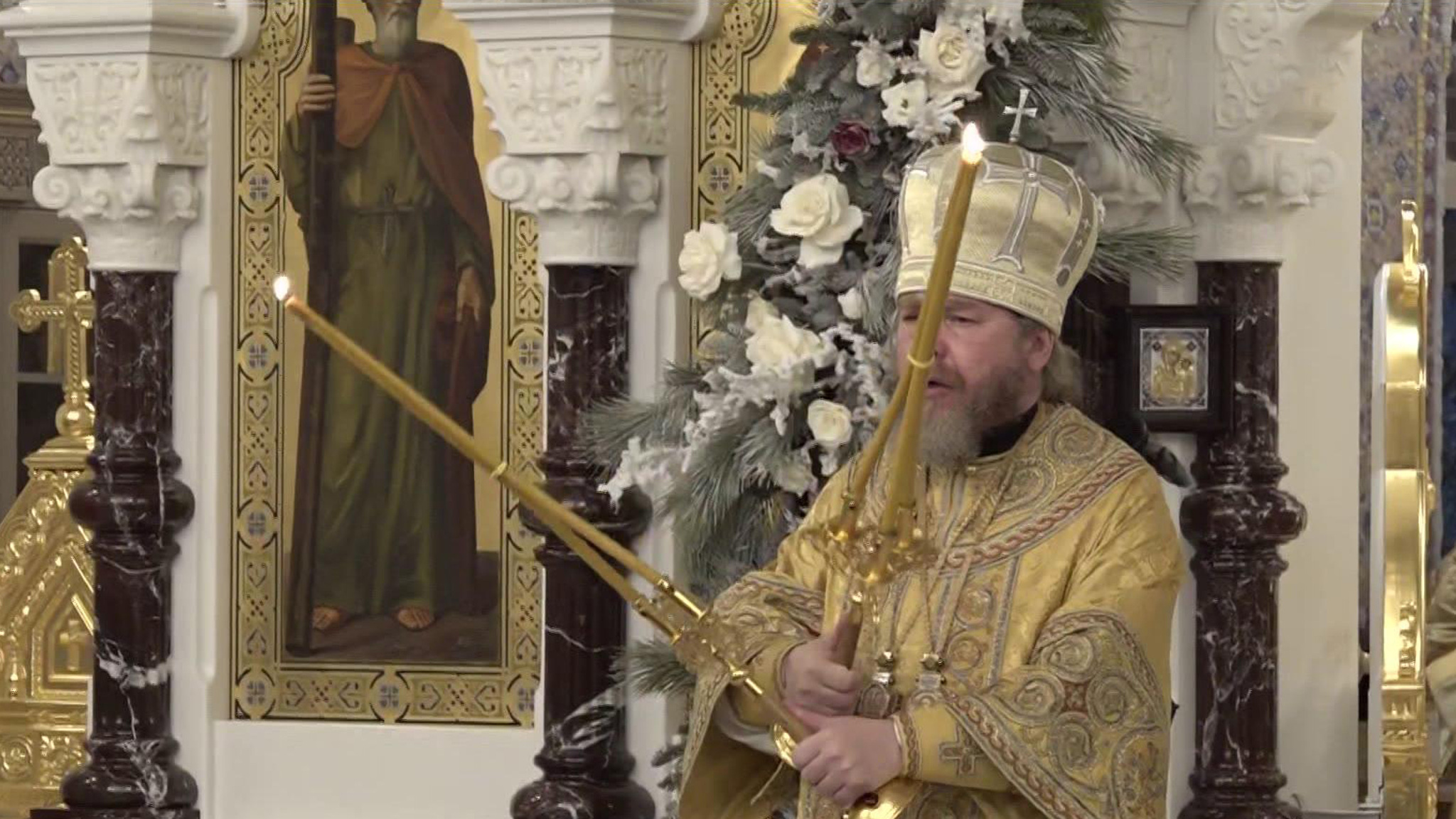 Прихожане молились о мире в возрожденном Херсонесе