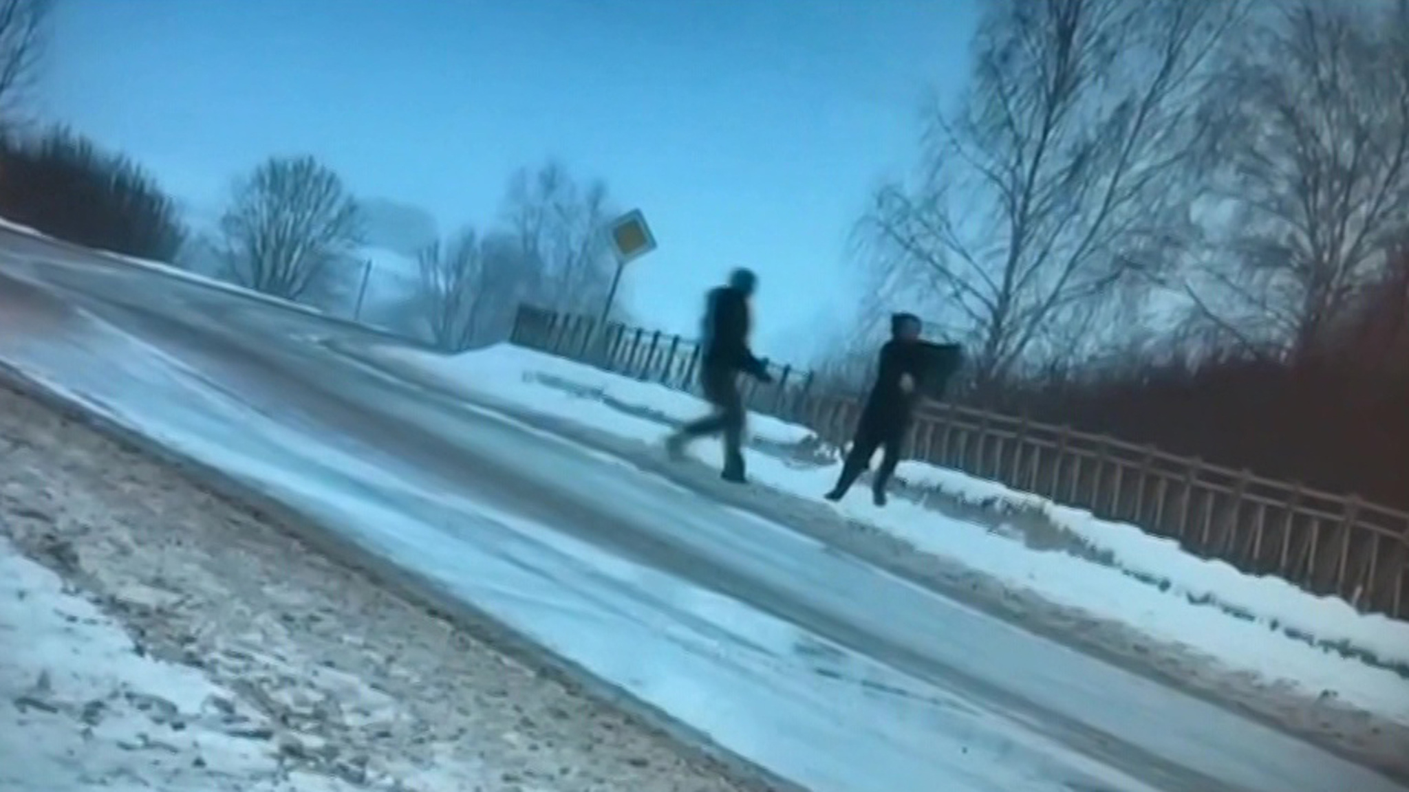Появилось видео задержания украинского агента под Ярославлем
