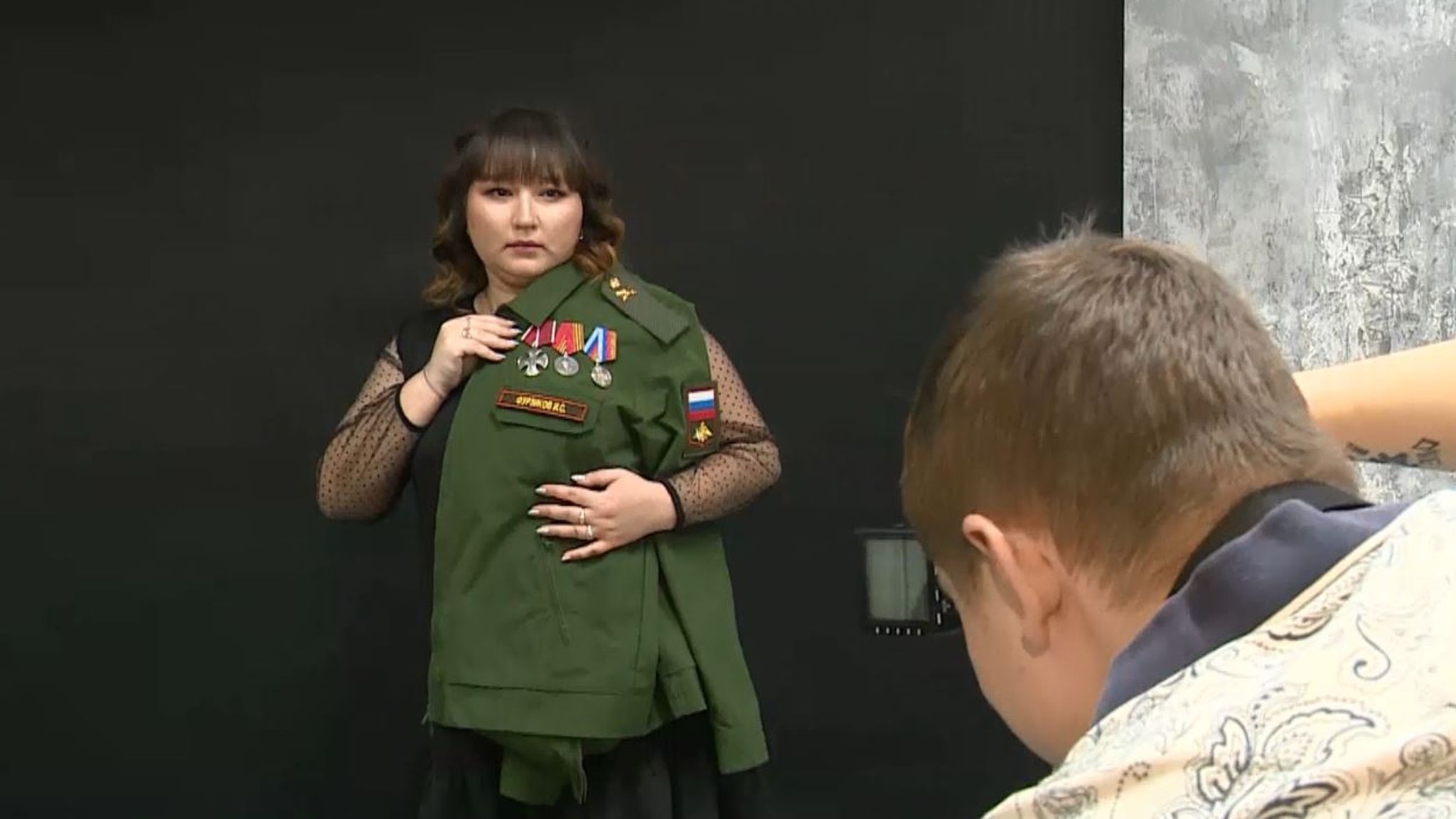 Ещë один день съёмок патриотического фотопроекта "Жена Героя. Мать Героя" прошёл в Йошкар-Оле