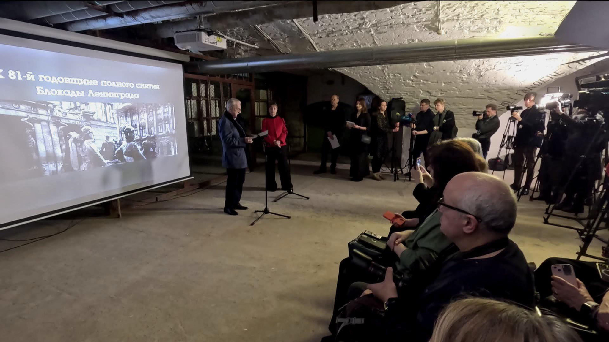 В Эрмитаже представили новую экспозицию в бывшем бомбоубежище