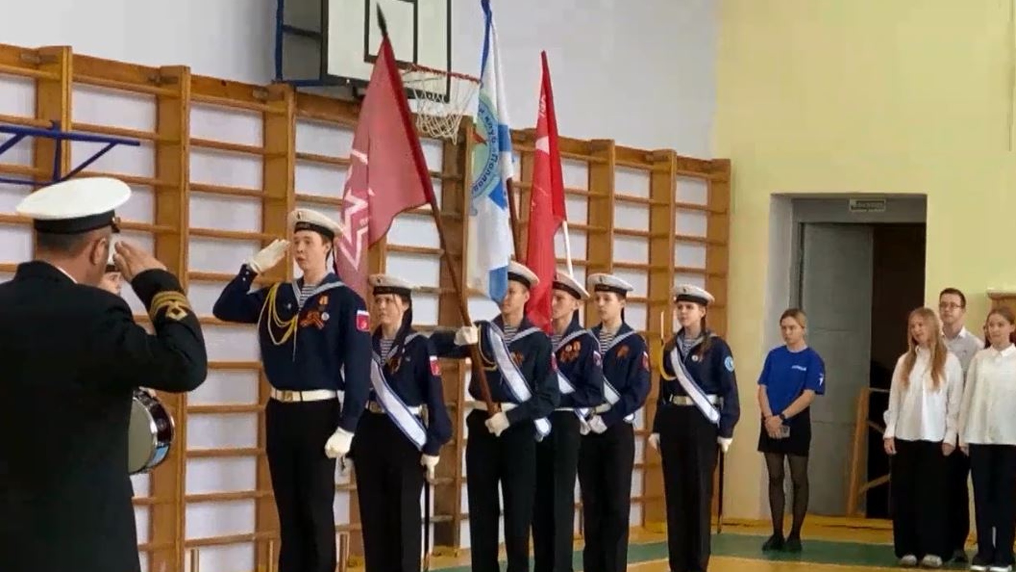 Палладовцы, юнармейцы, ветераны и почётные гости участвовали в сборе юных моряков в Козьмодемьянске