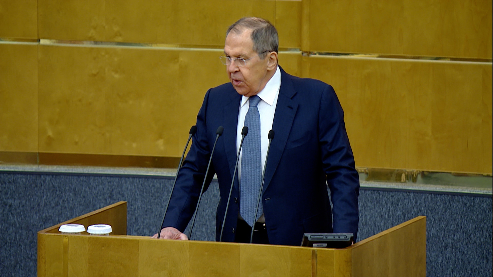Госдума РФ приветствовала доклад Сергея Лаврова