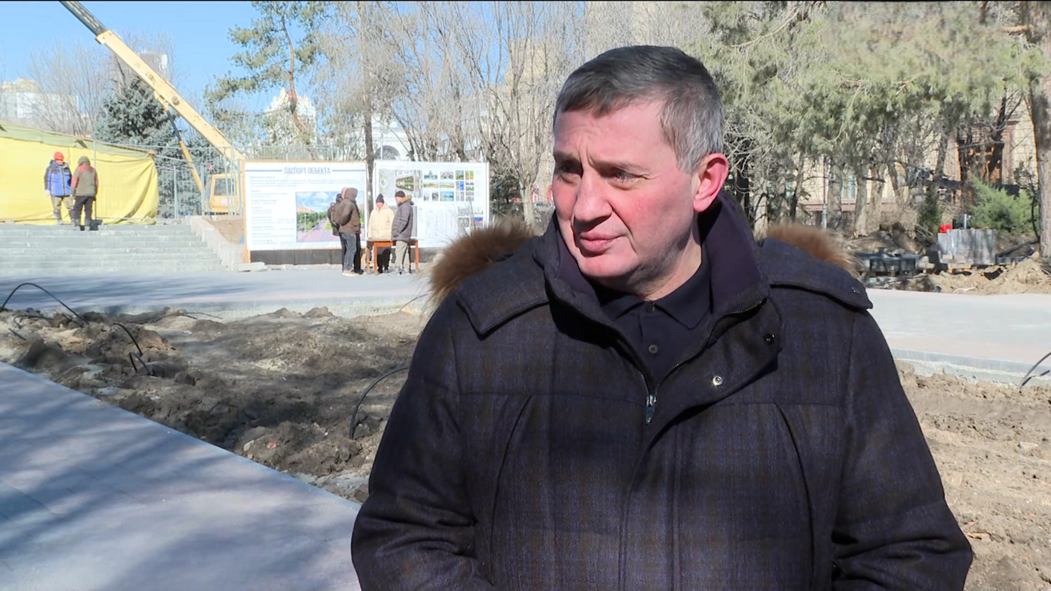 Волгоградский губернатор оценил ход обновления Аллеи Героев и заявил о переезде Поста №1