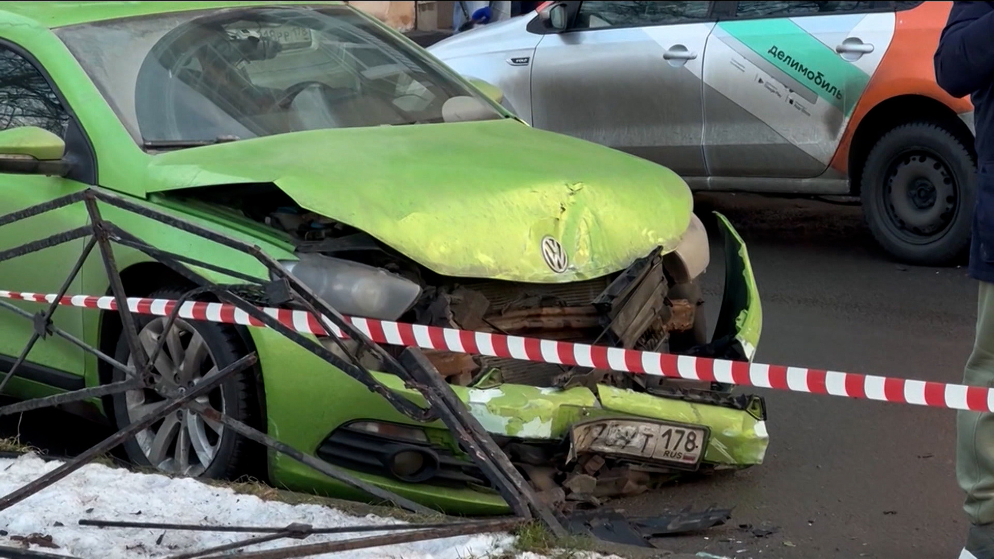 В Петербурге арестовали водителя автобуса, протаранившего семь автомобилей
