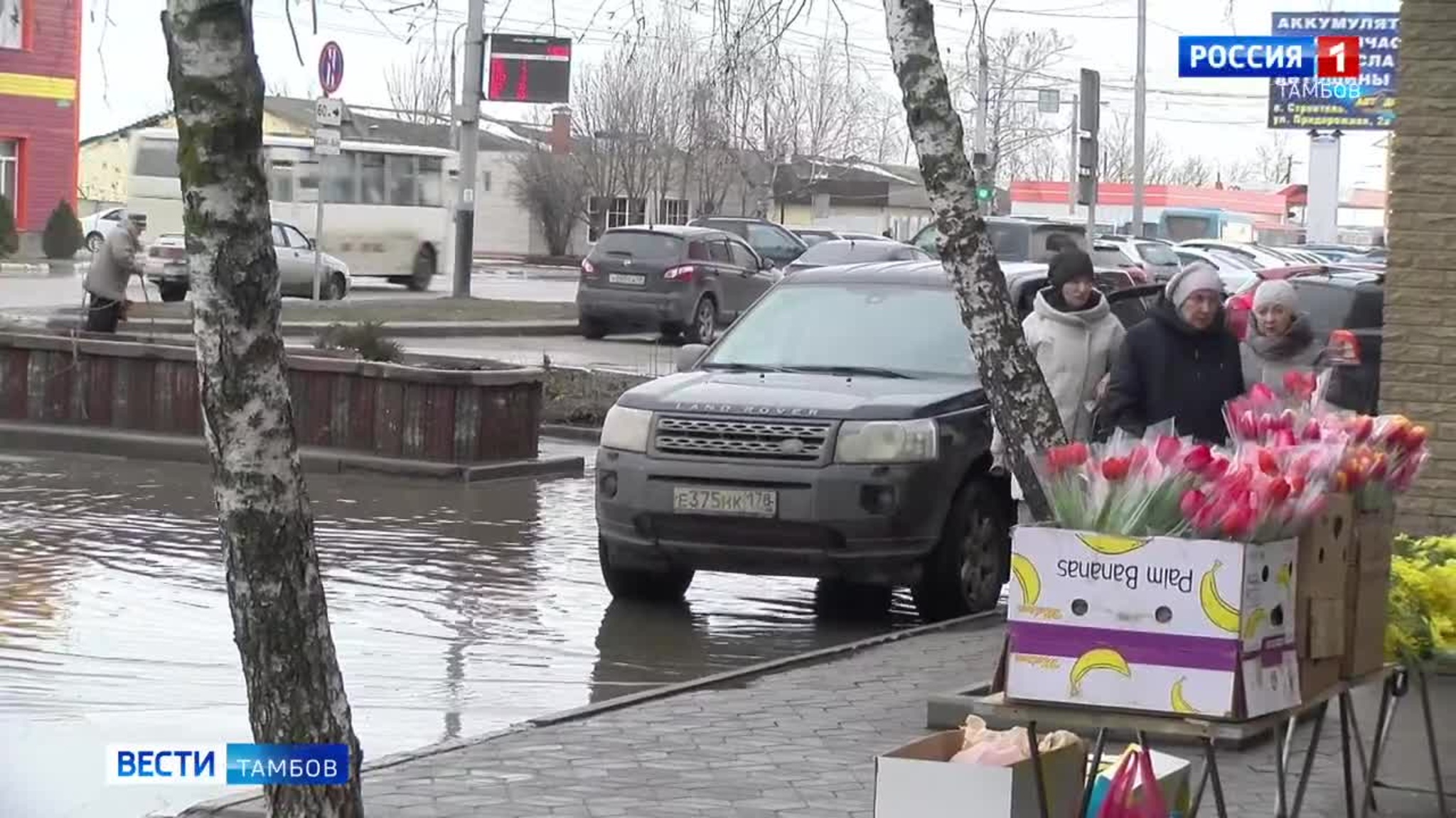 На улице Астраханской Тамбова вновь разлилось озеро