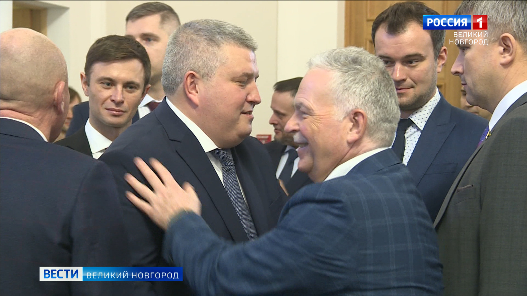 В Великом Новгороде состоялось официальное представление временно исполняющего обязанности губернатора Александра Дронова