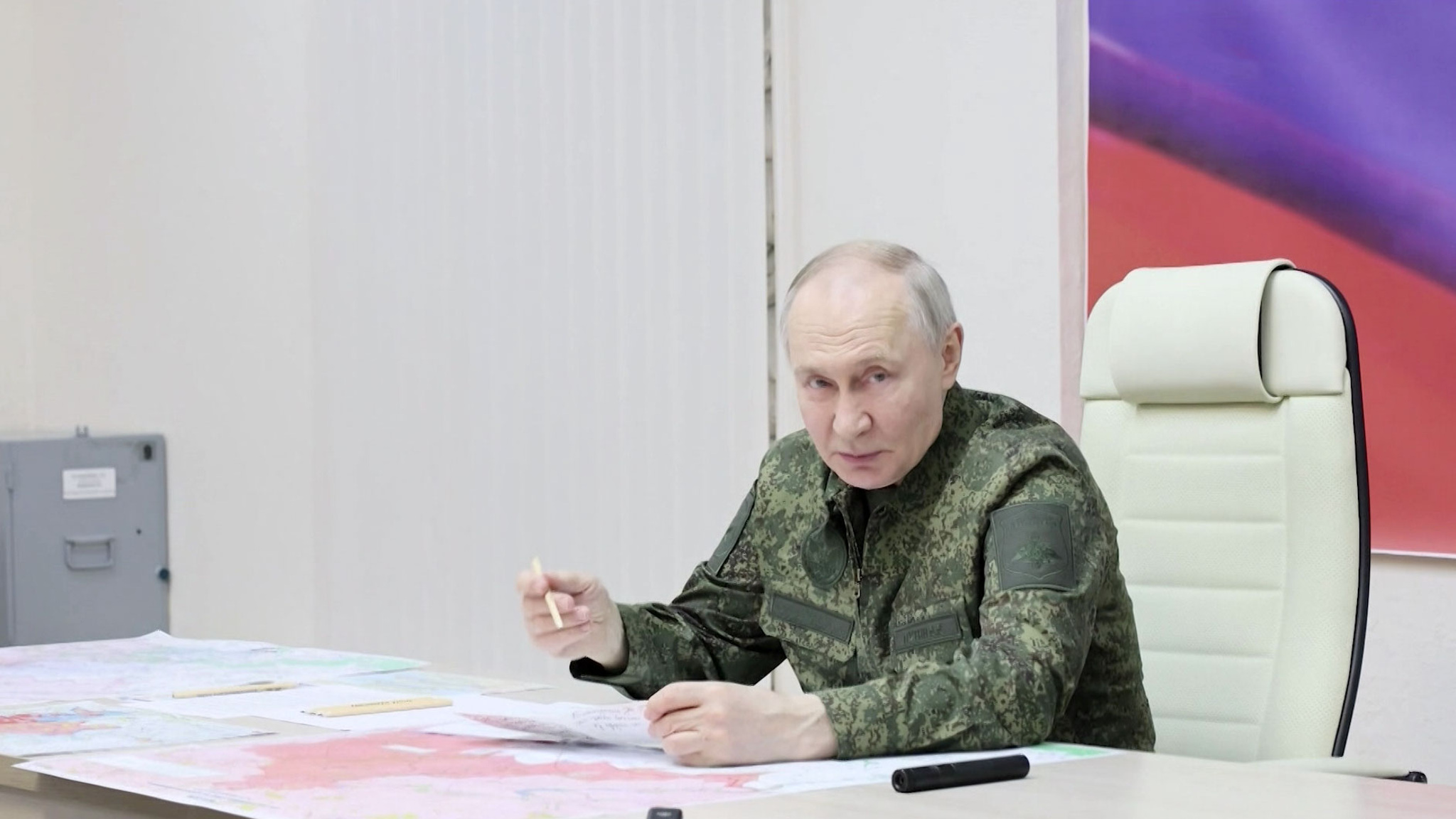 Президент РФ поставил задачи военным в Курской области