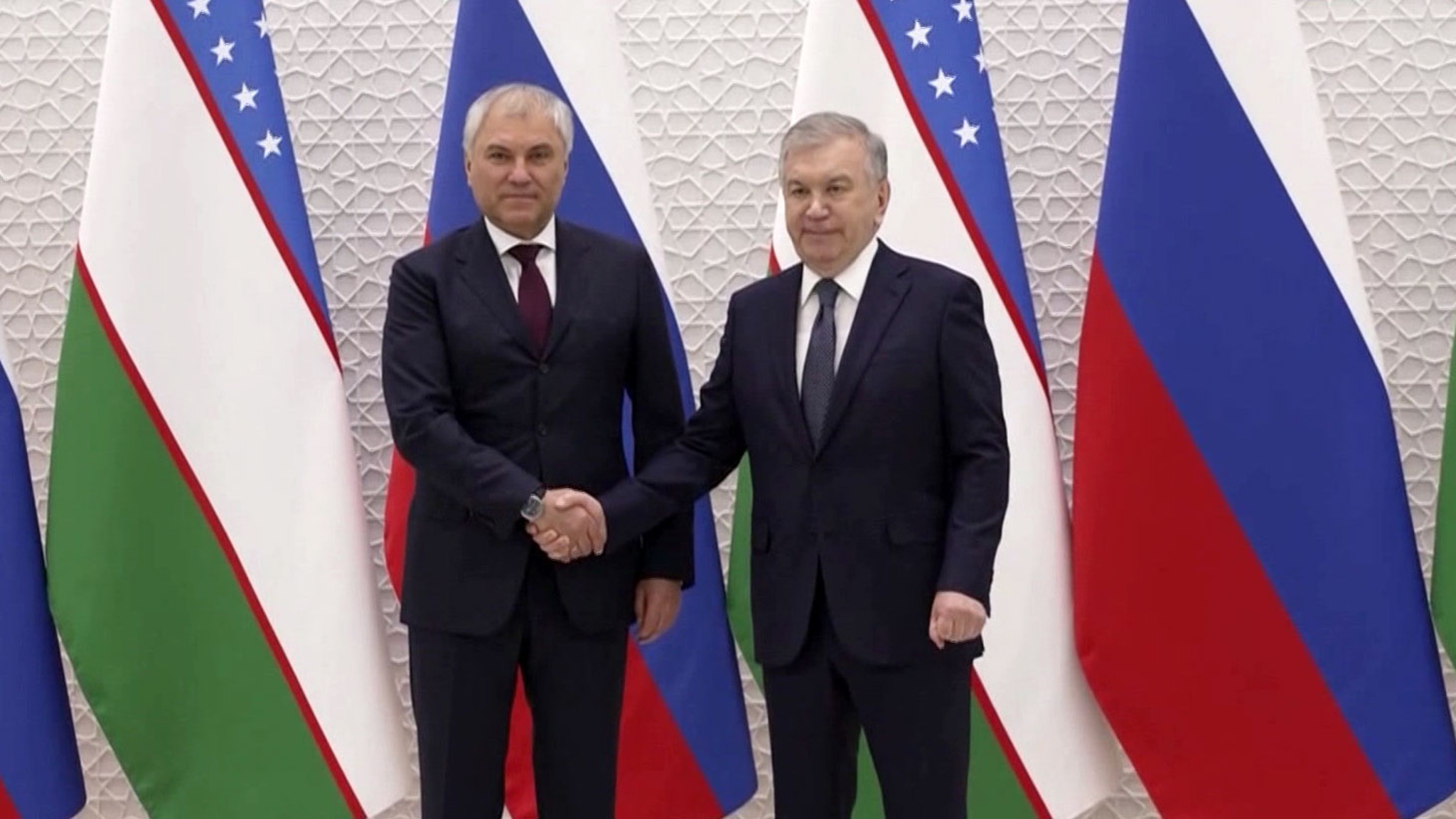 Вячеслав Володин встретился с президентом Узбекистана Шавкатом Мирзиёевым
