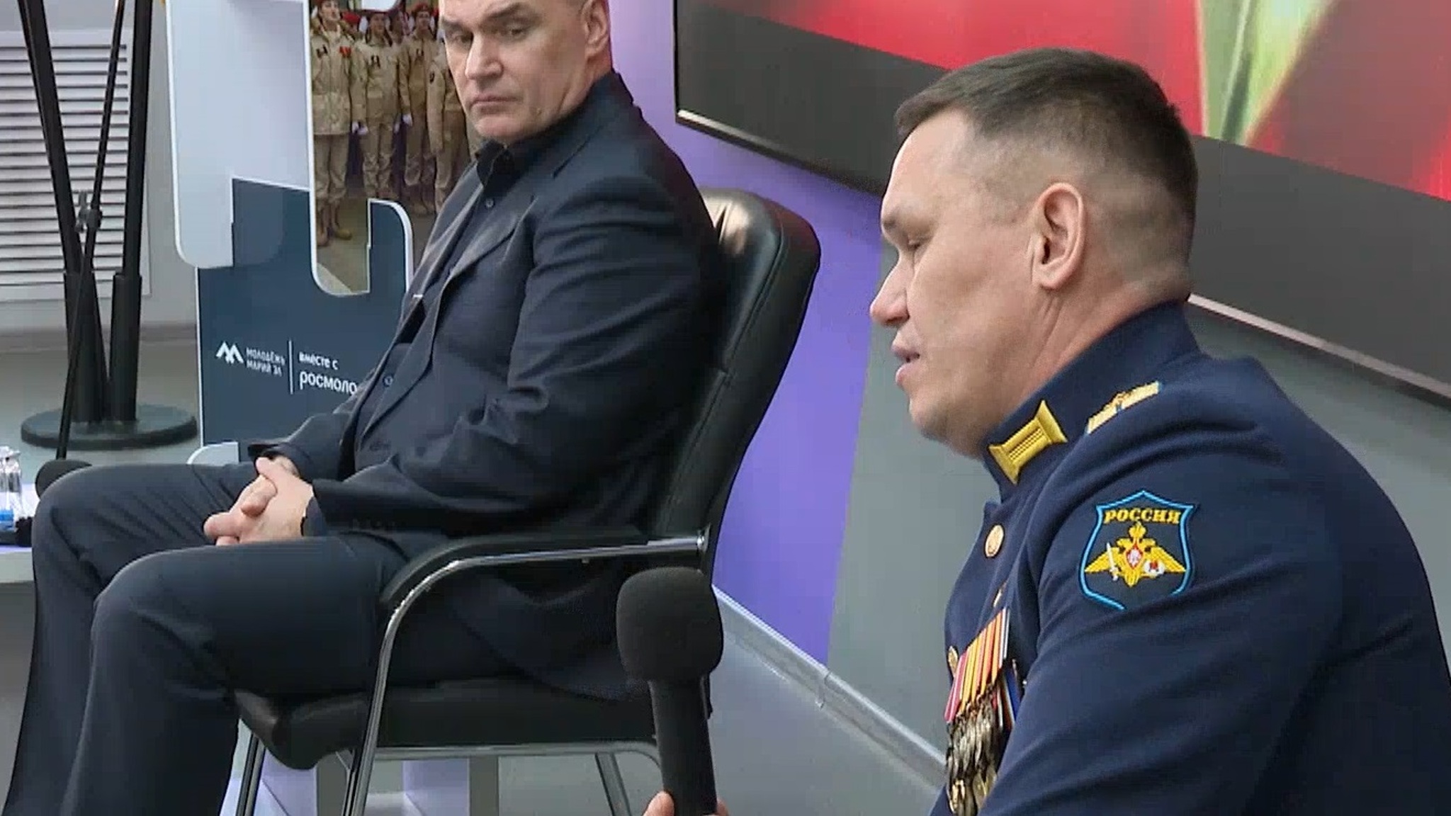 Урок мужества провели для молодежи Герой России Анатолий Иванов и Глава Марий Эл Юрий Зайцев