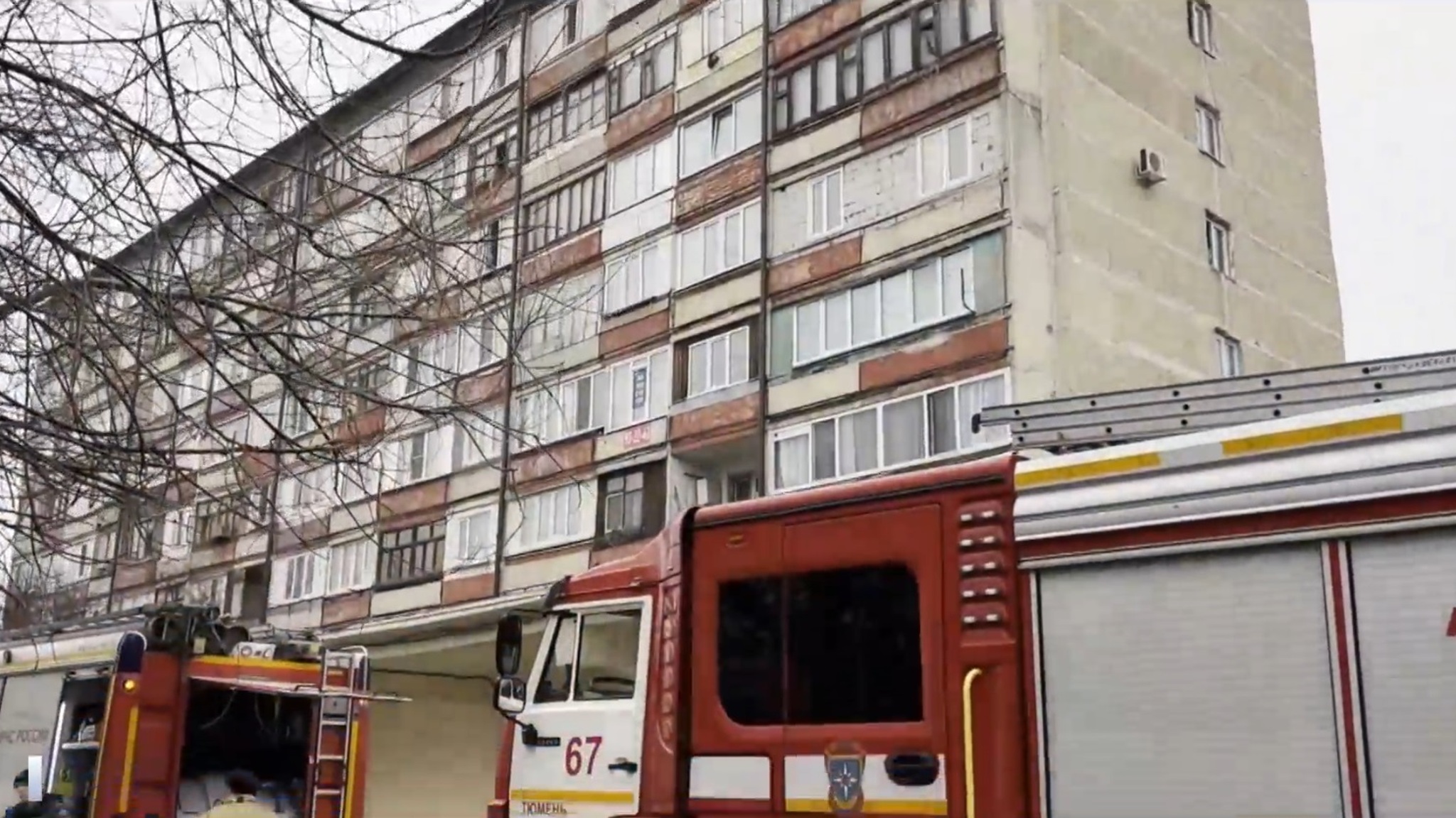 Пожар в жилом доме произошел в Тюмени