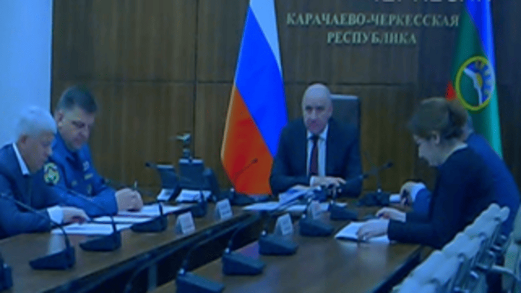 Глава Карачаево-Черкесии принял участие в обсуждении готовности российских регионов к паводкам и пожароопасному периоду