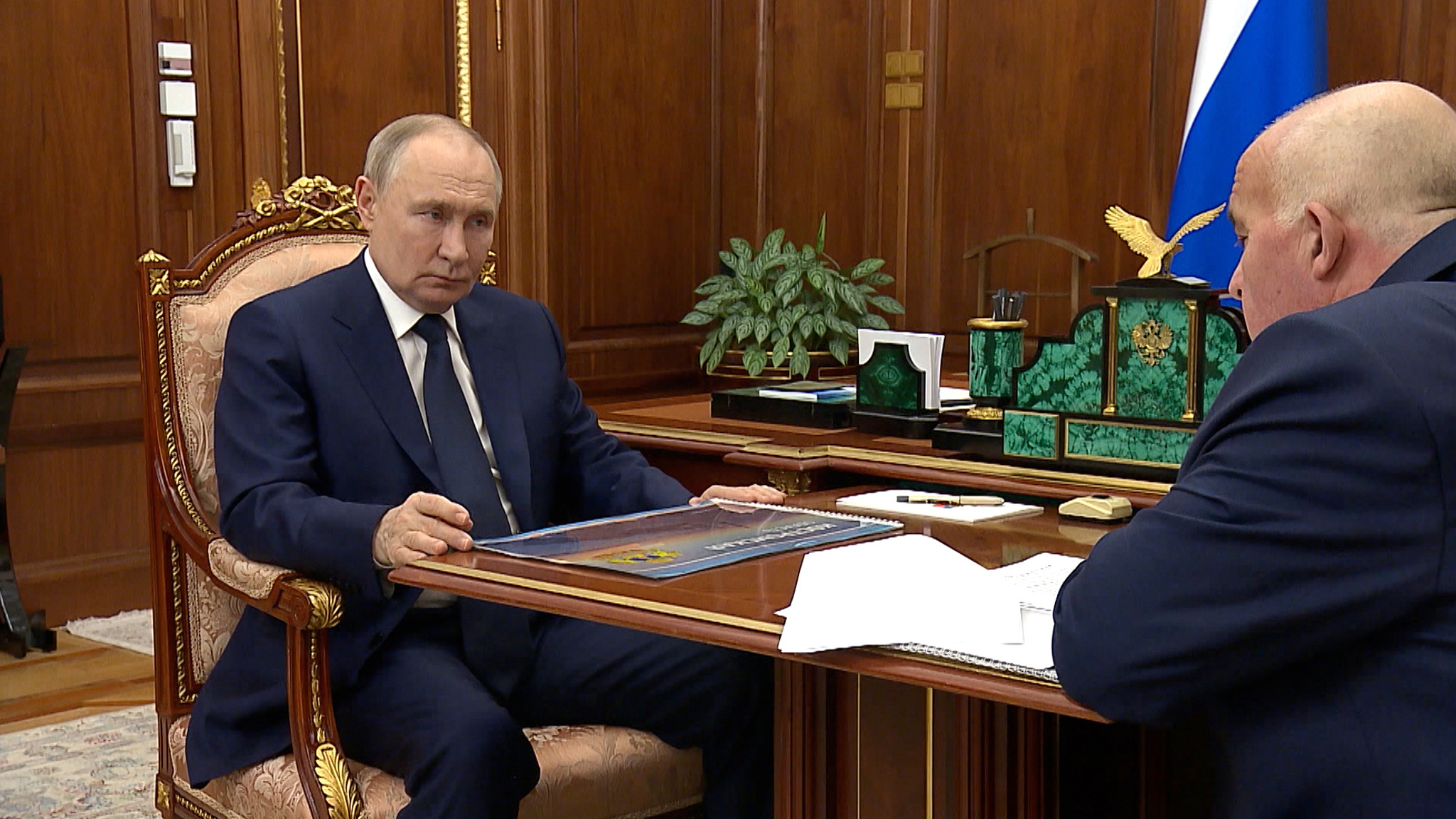 Ситников рассказал Путину, как Костромская область помогает семьям военных
