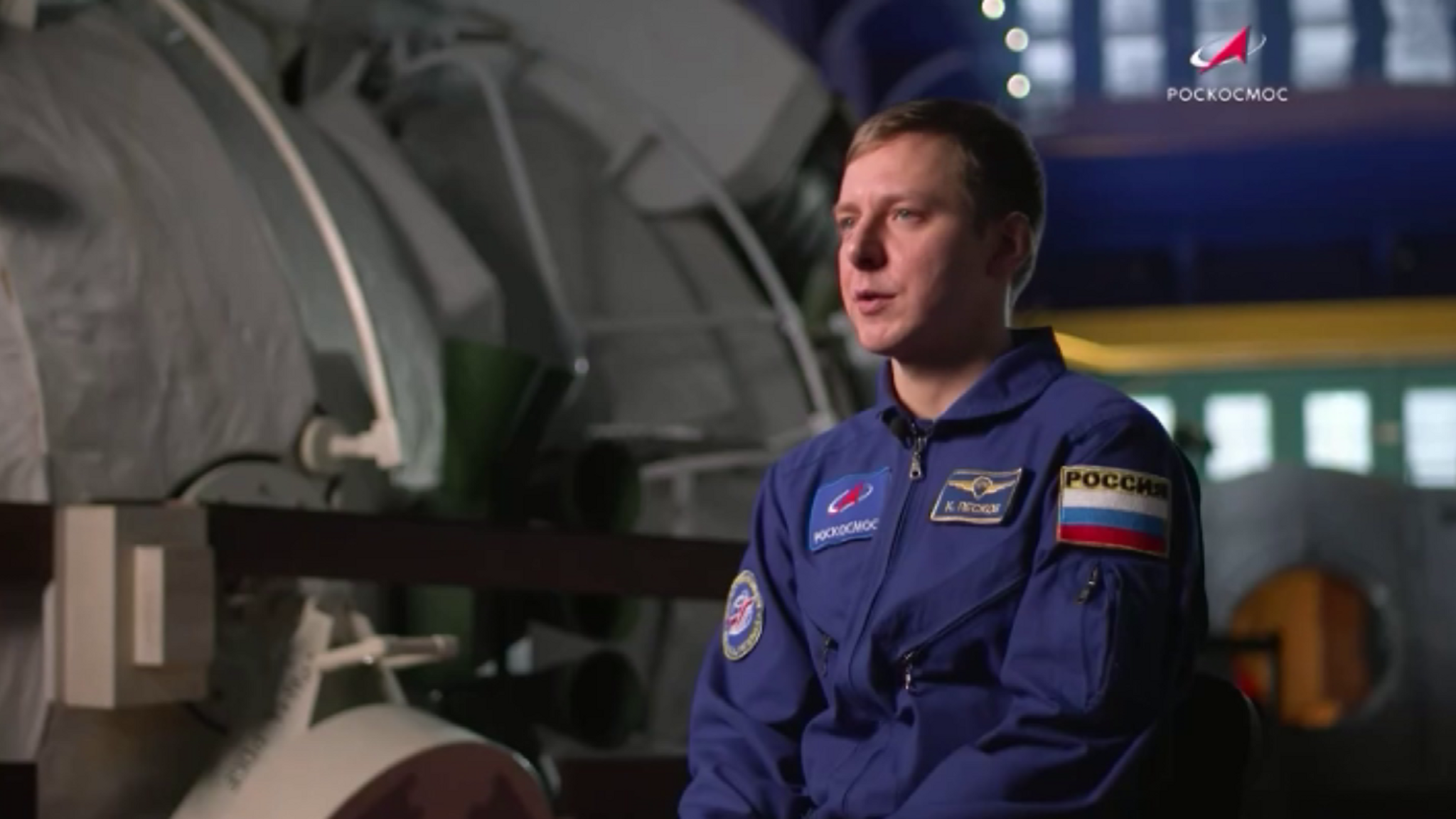 Первый космонавт Красноярского края Кирилл Песков сделал небольшое видео-приветствие с МКС