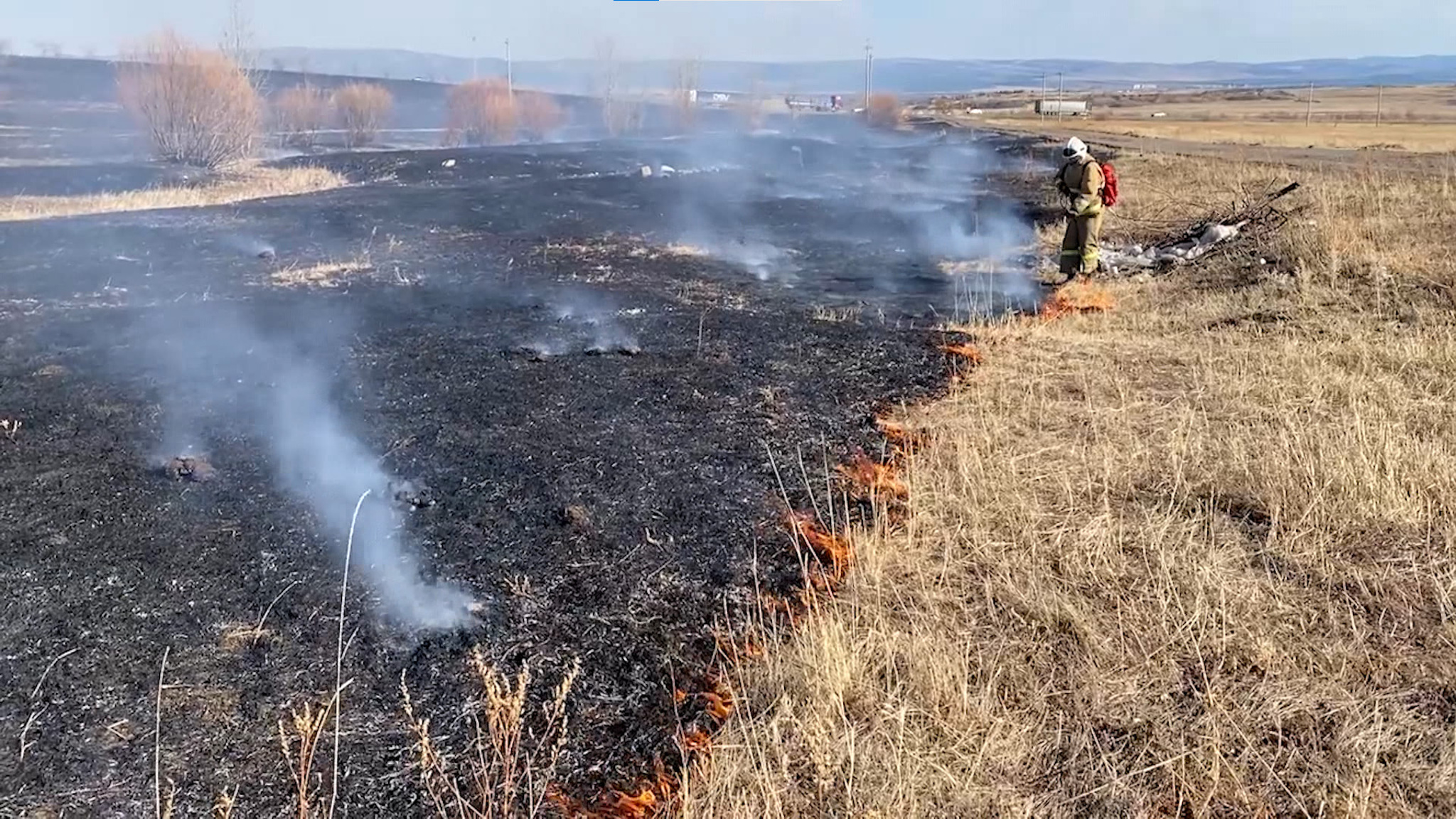 Пожароопасный сезон открыт в Забайкалье
