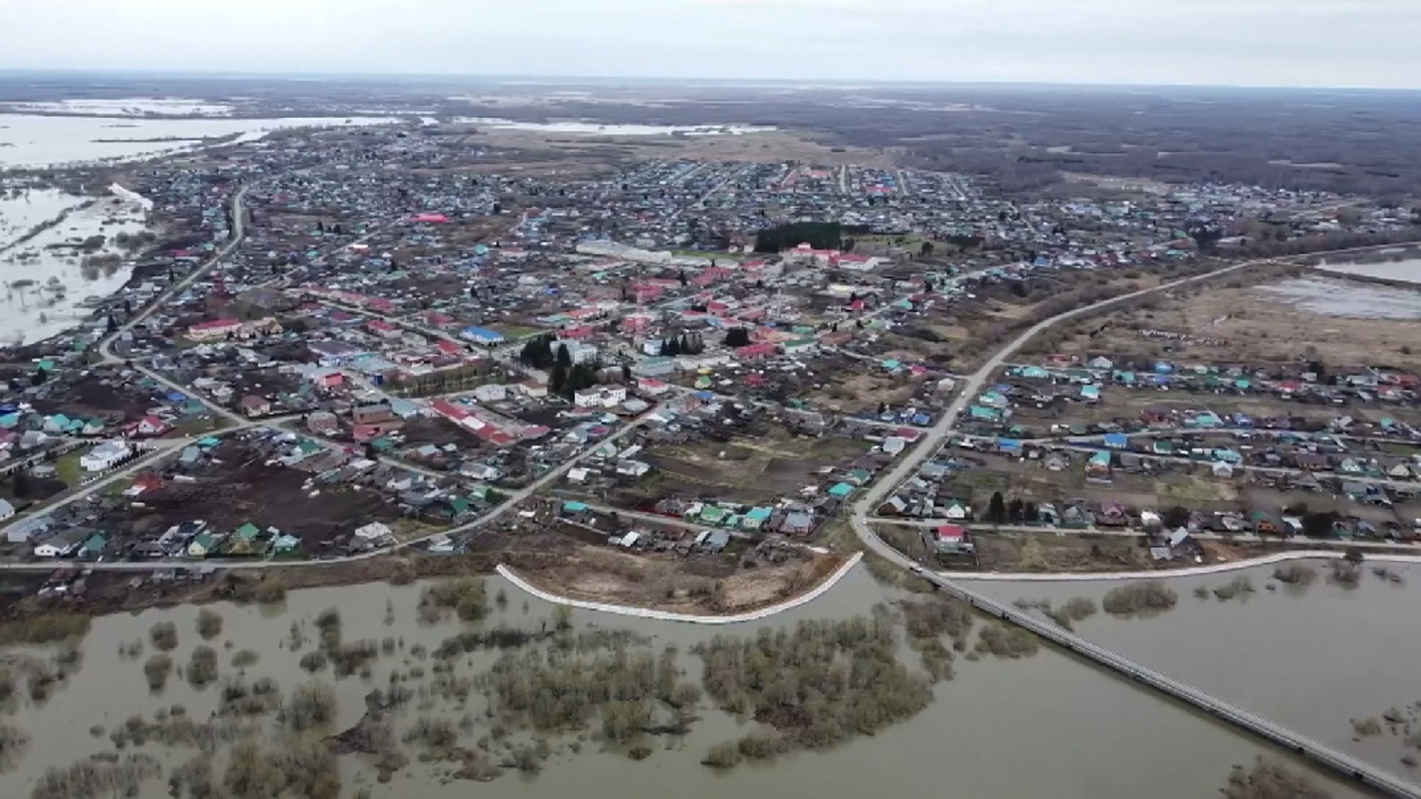 Около 20 тыс га пашни в Тюменской области может быть затоплено или отрезано паводком
