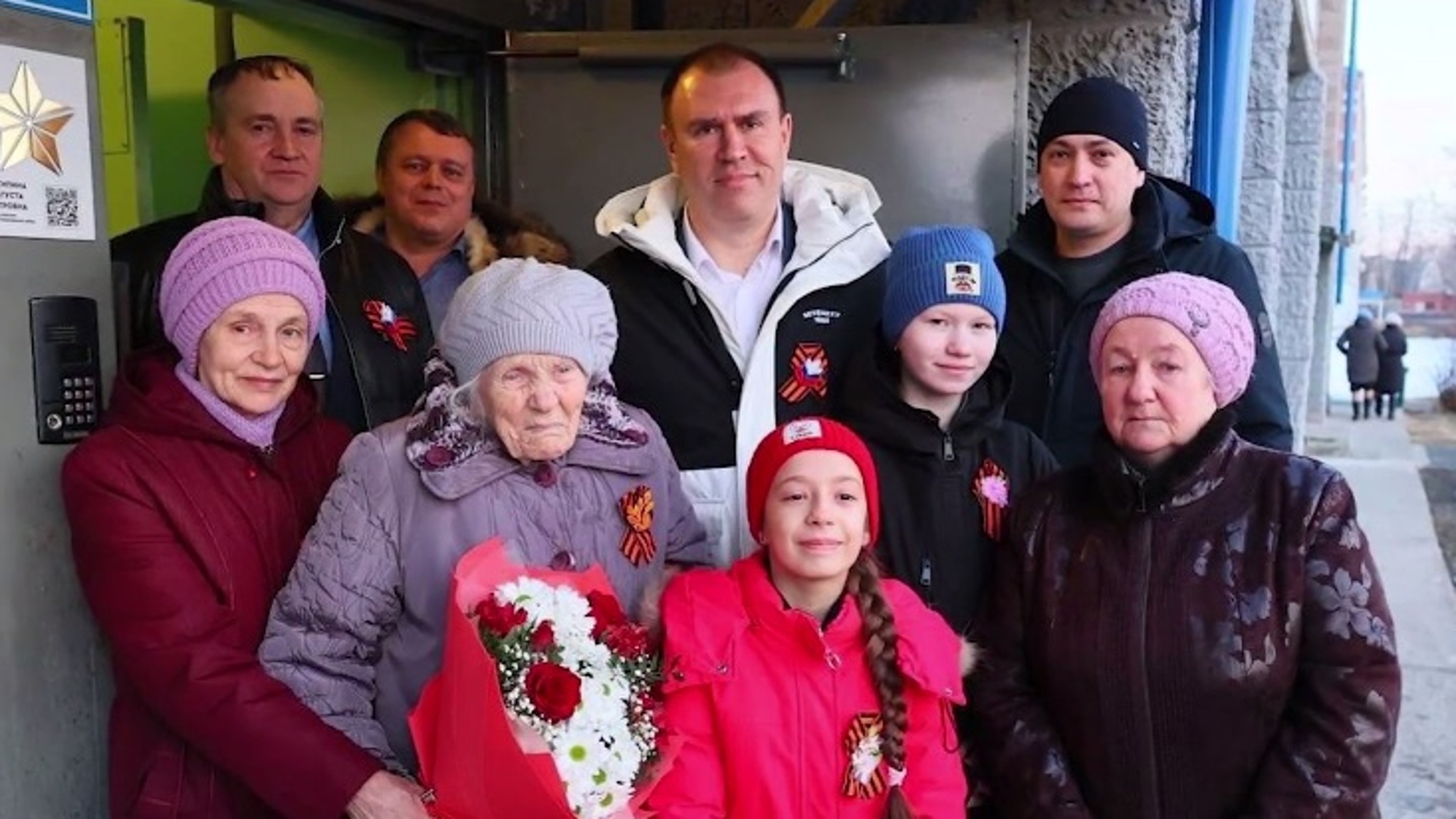 "Звезда героя" появилась на доме ветерана ВОВ Августы Антипиной в Тобольске