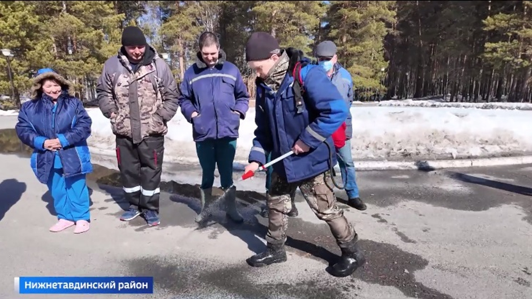 Противопожарные учения провели в тюменском санатории