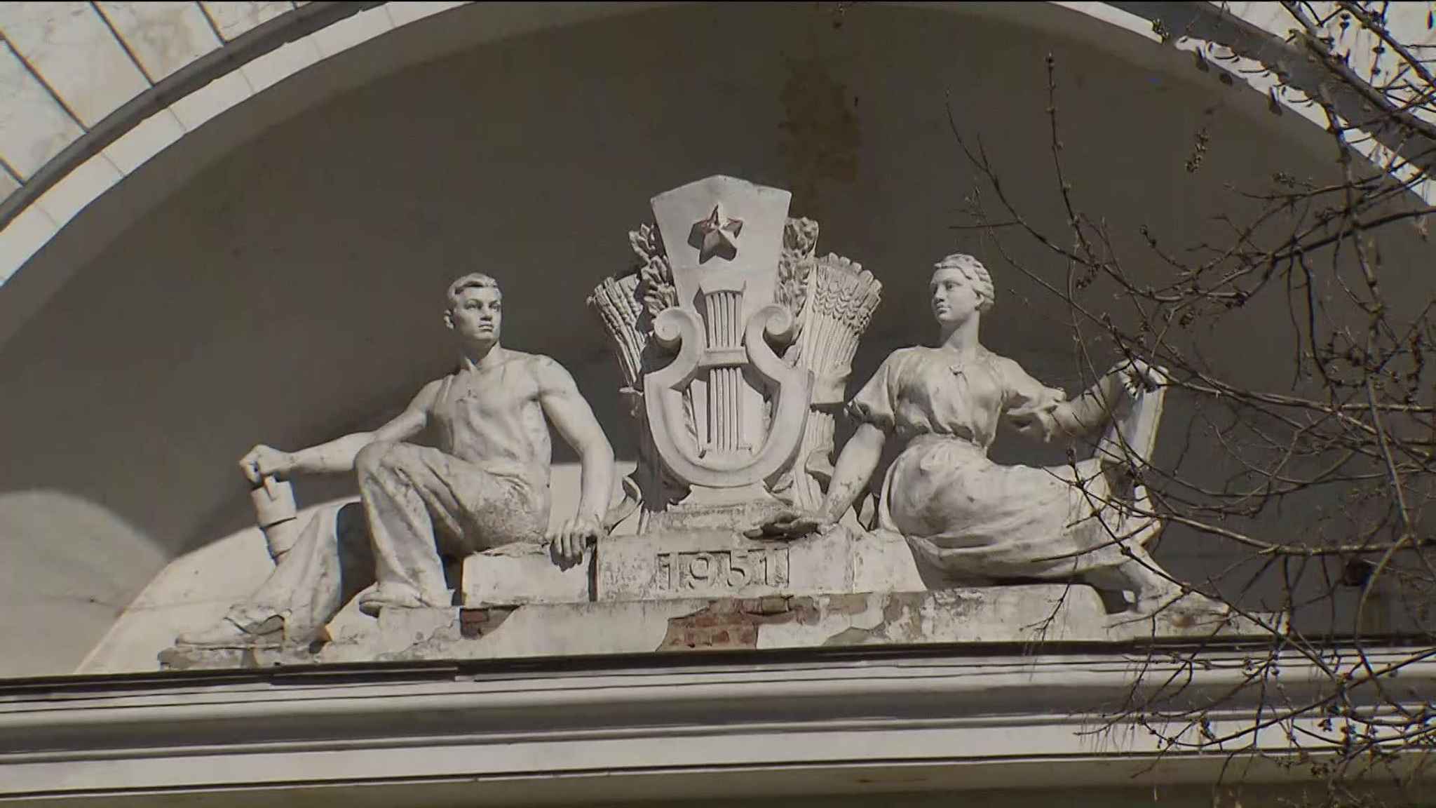 В Измайлово проходит реставрация Дома культуры "Строитель"