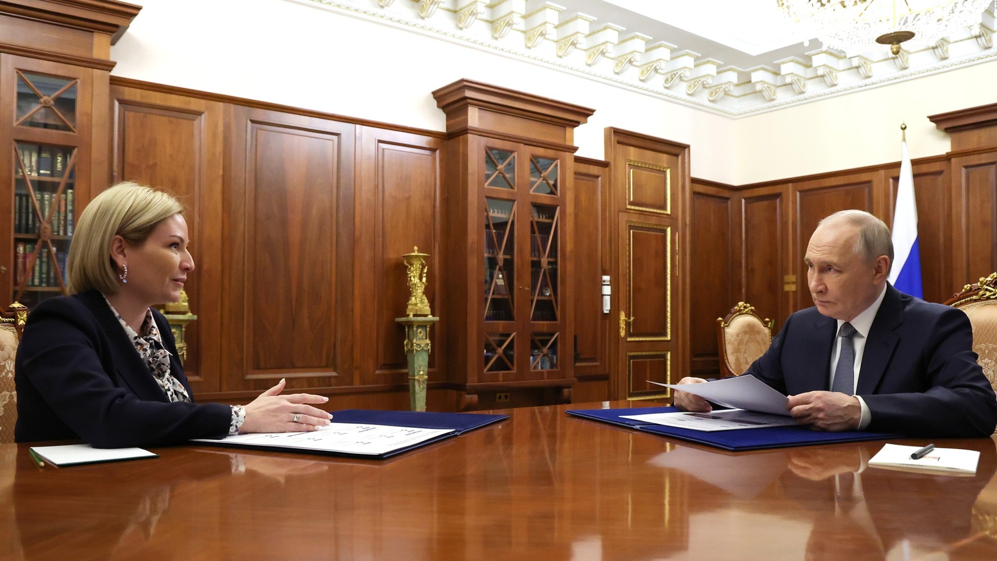 Путин и Любимова говорили о поддержке культуры в новых регионах и приграничье
