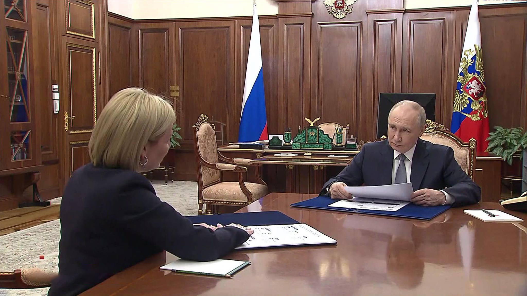 Путин и Любимова обсудили восстановление культурных объектов в новых регионах