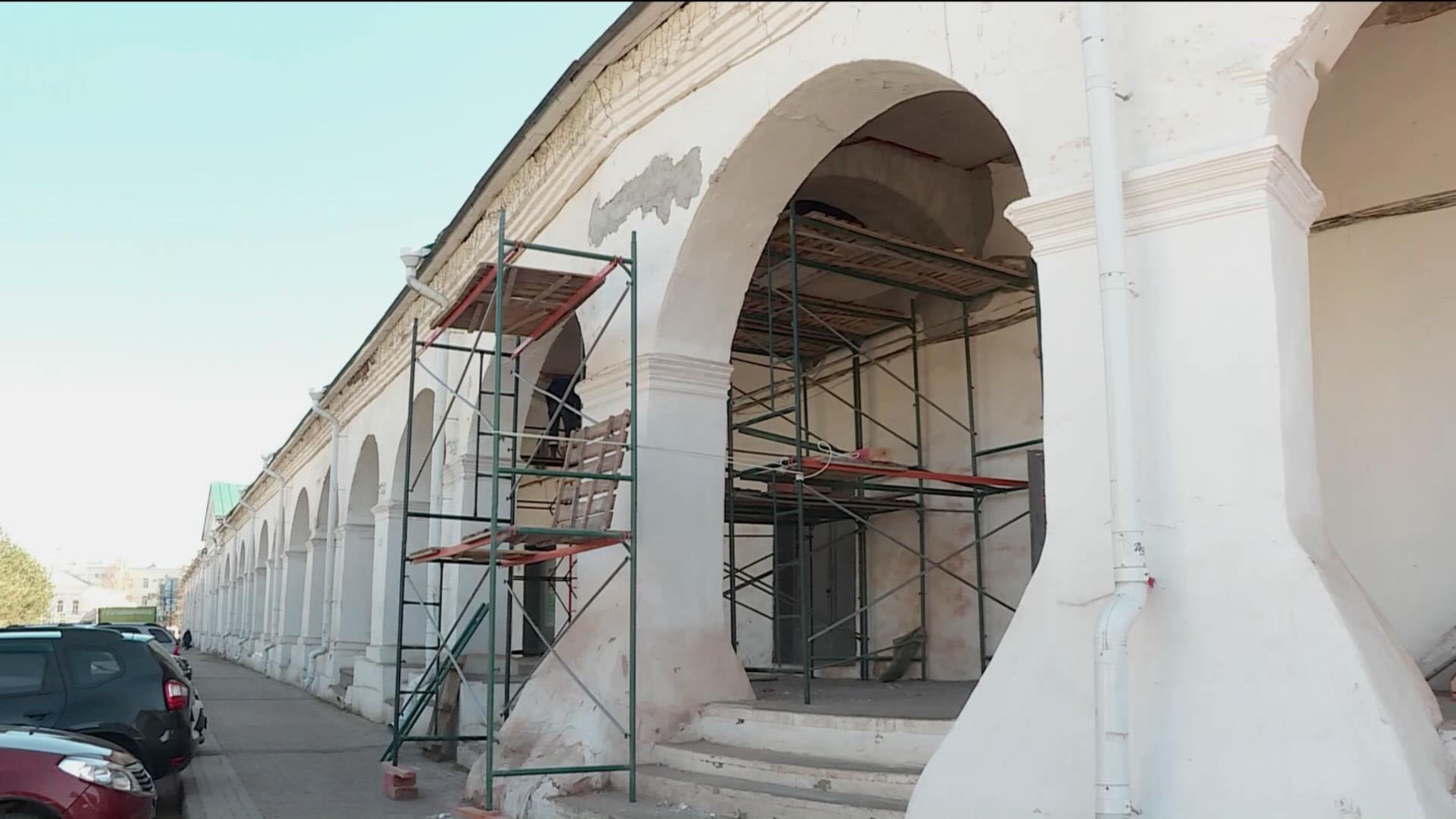 В Костроме завершается реставрация Мучных рядов