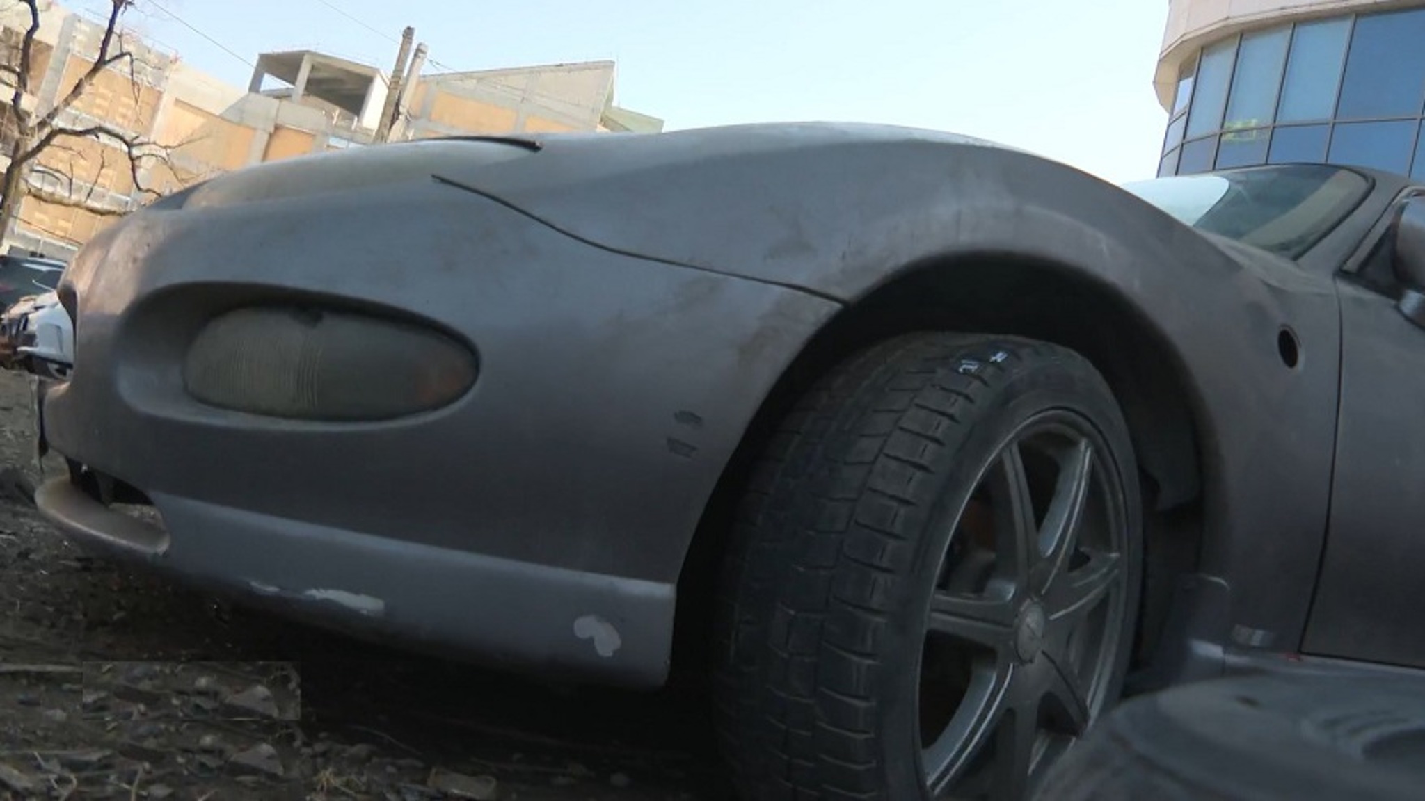 Четвероногие "бандиты" уродуют припаркованые автомобили жителей Владивостока