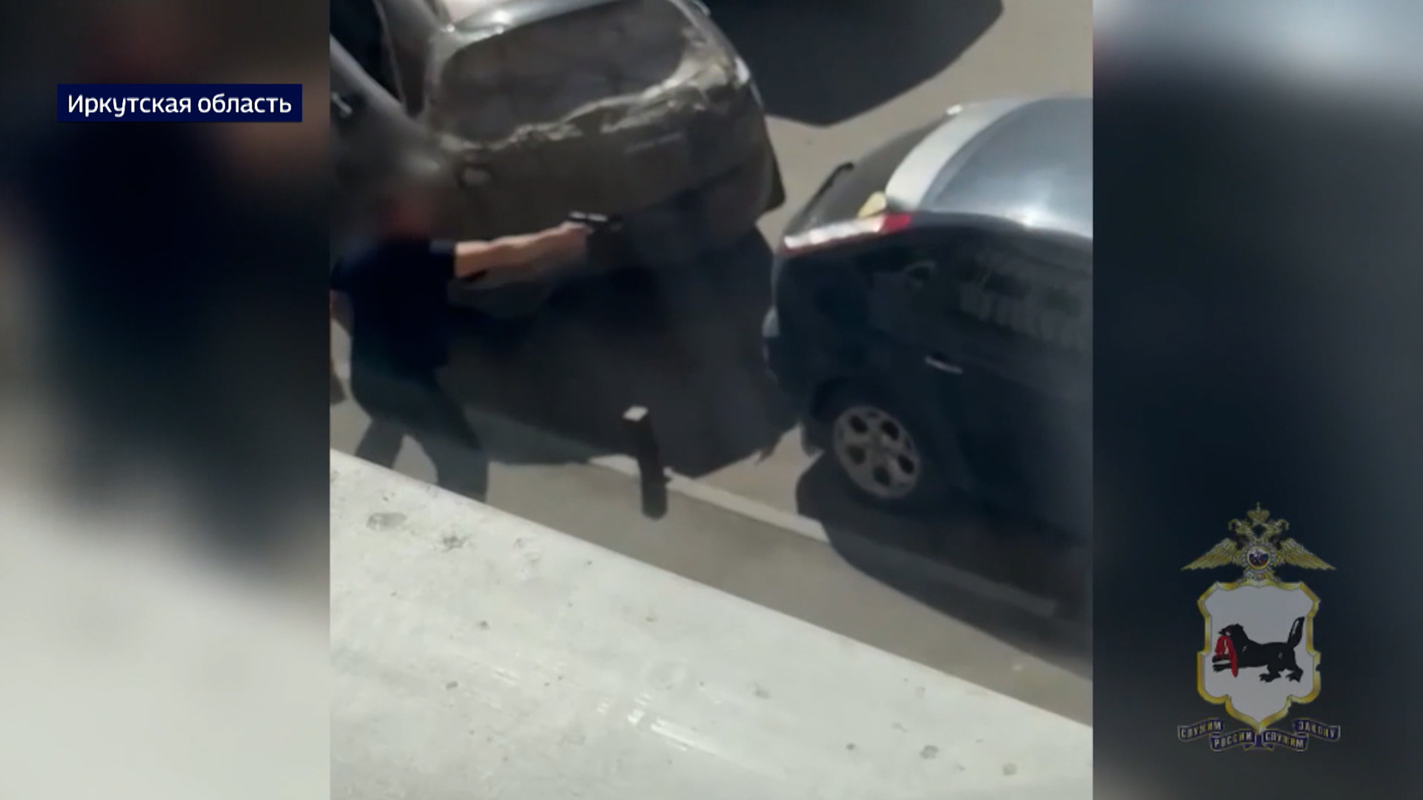 В Иркутске два водителя не смогли разъехаться и устроили перестрелку