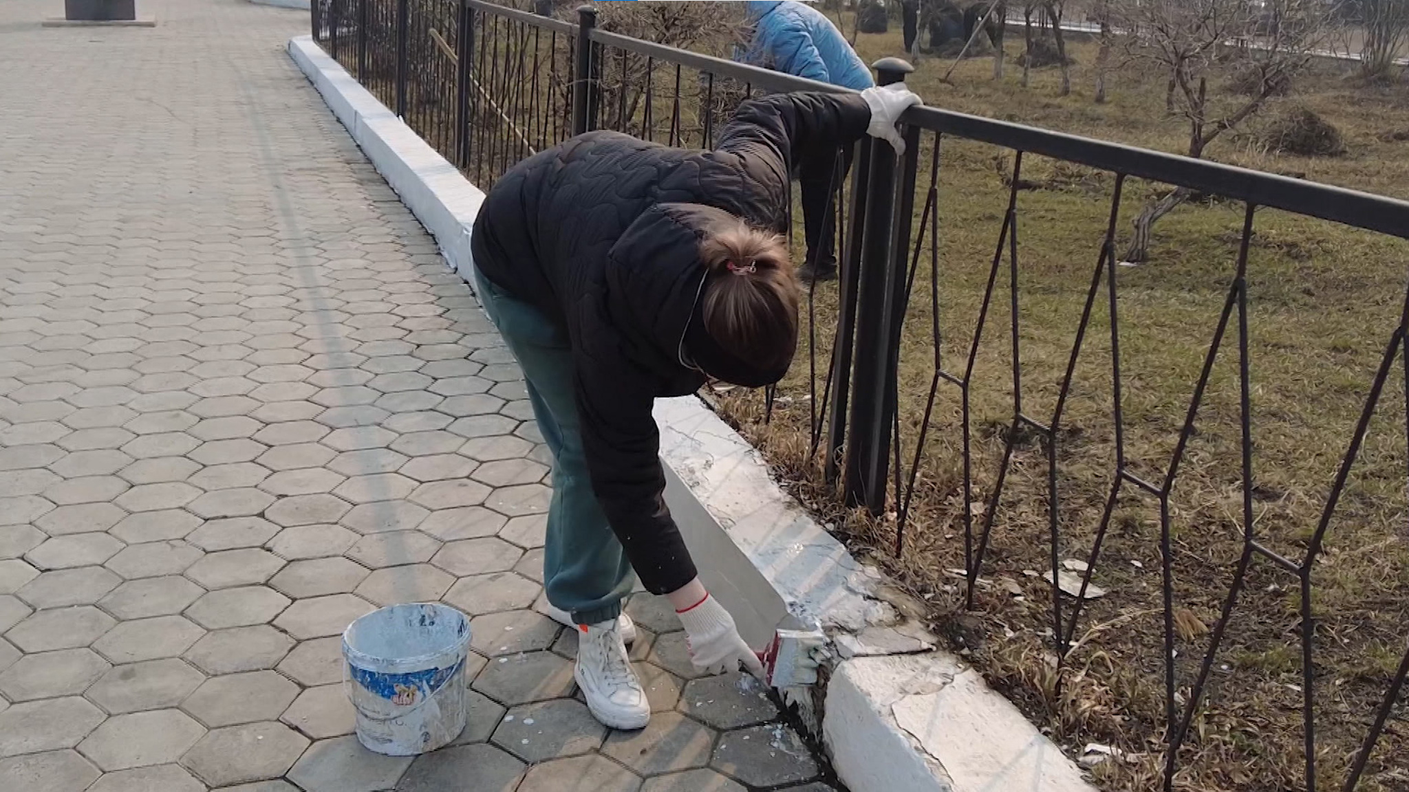Субботник провели в Забайкальске