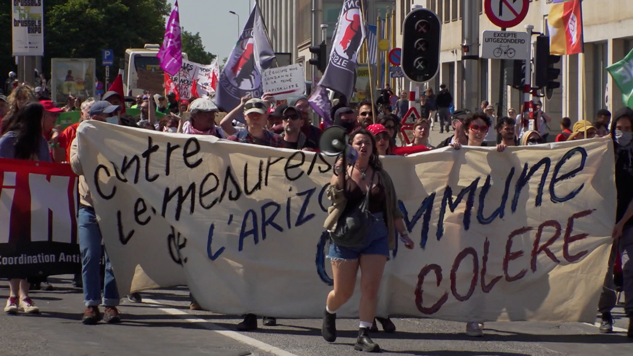 Бельгийцы протестуют против сокращения социальных расходов