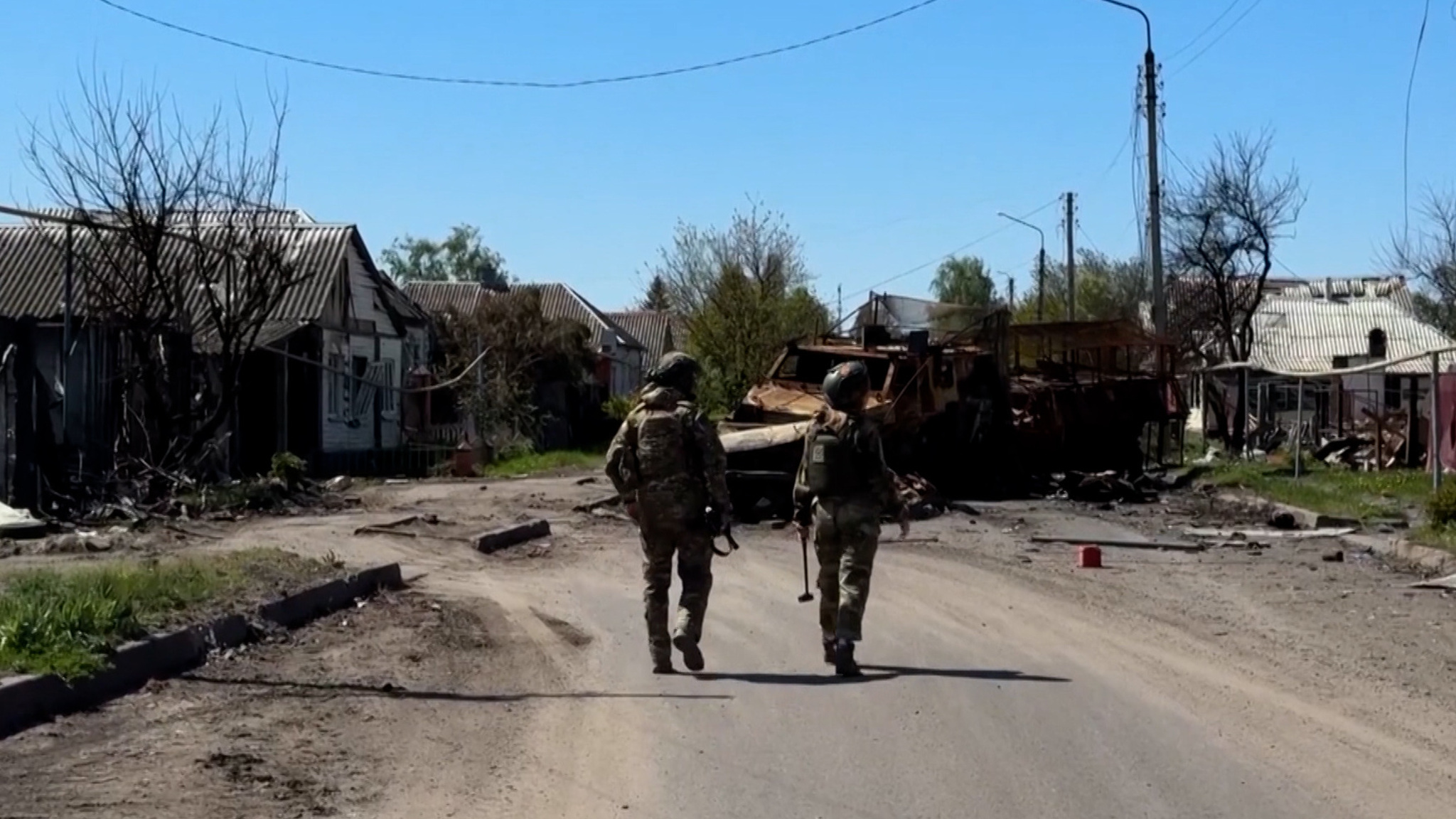 Российские военные создают в Сумской области полосу безопасности