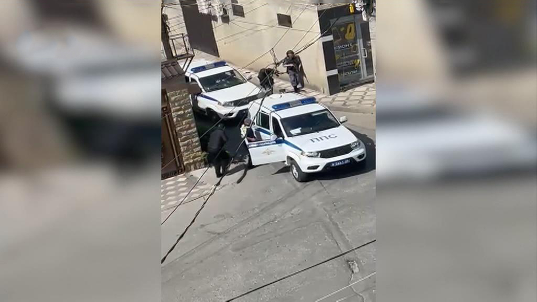 В Дагестане совершено нападение на машину патрульно-постовой службы