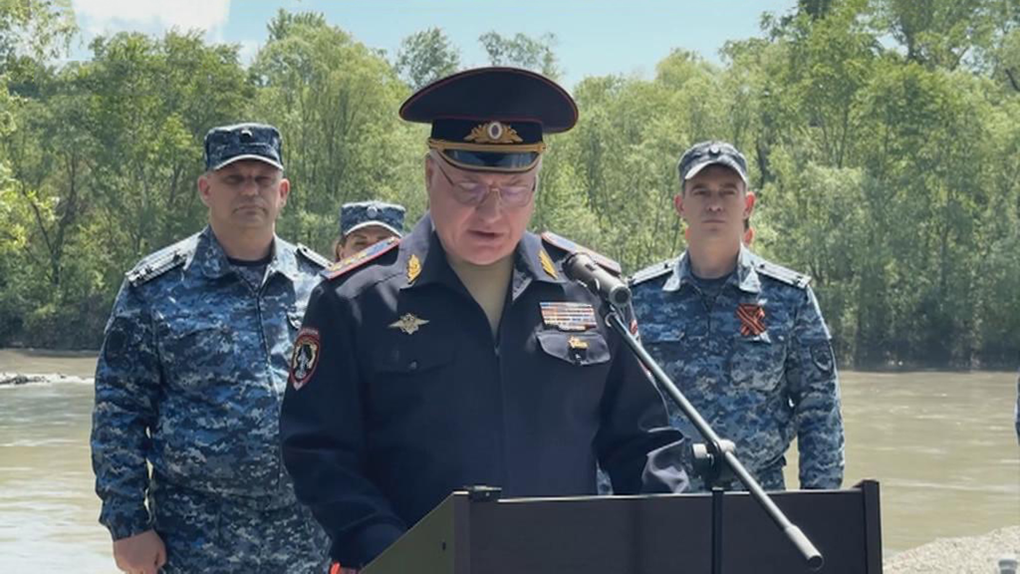 В Моздоке открыт памятник, посвященный подвигу партизанского отряда "Терек"