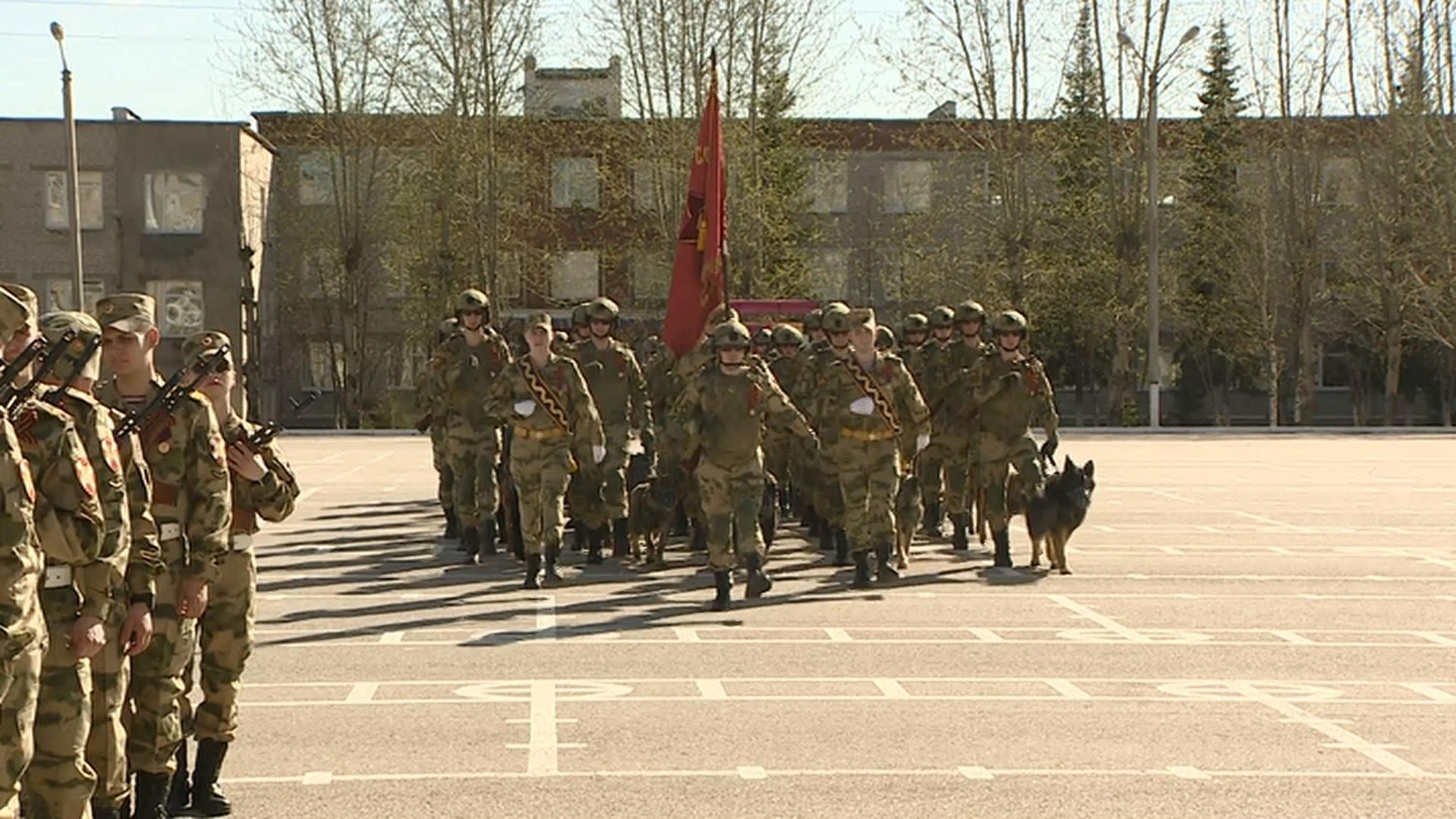 Курсанты готовятся к параду Победы в Перми