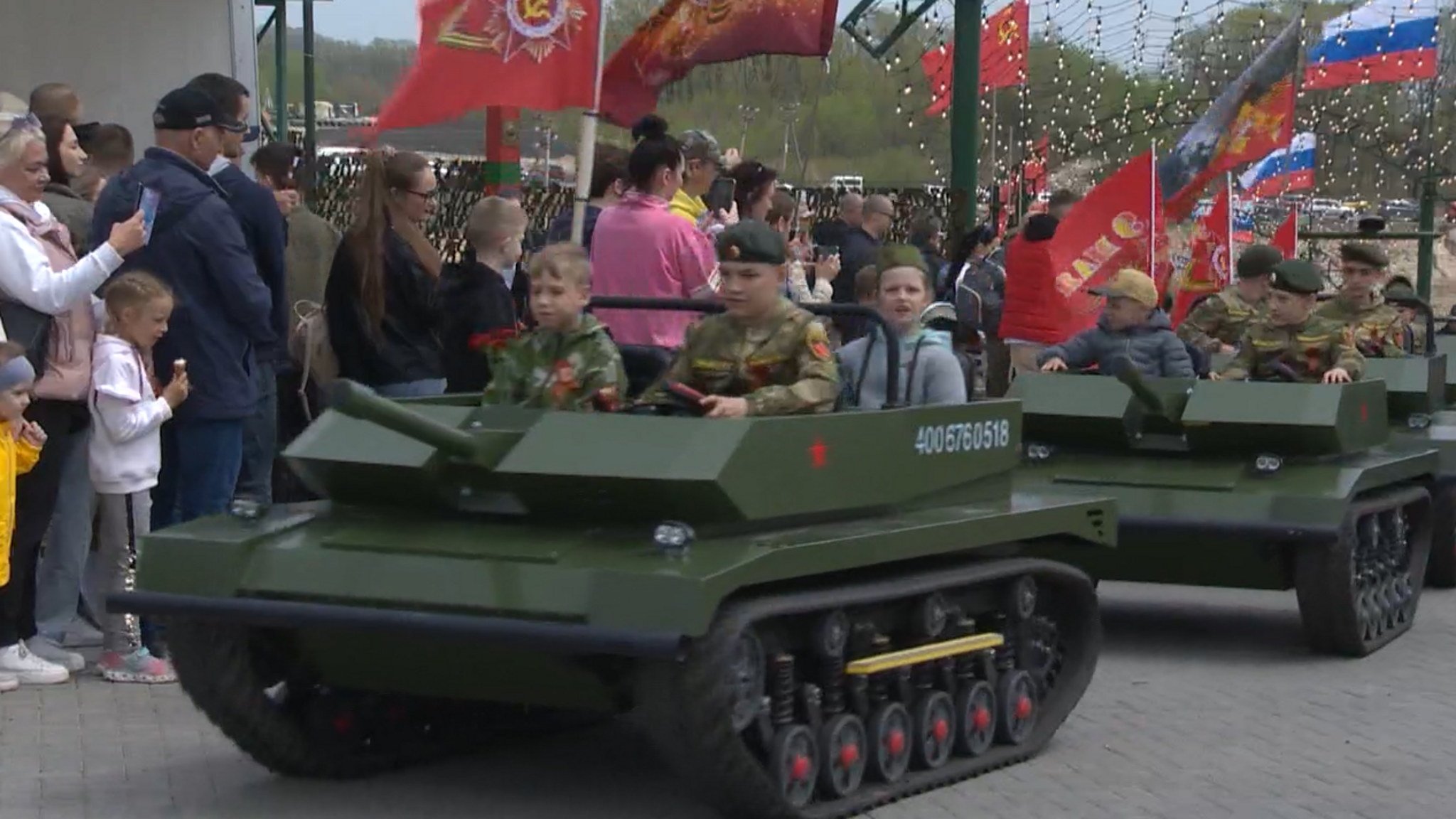 День Победы отметили в военно-патриотическом парке в Соловей Ключе