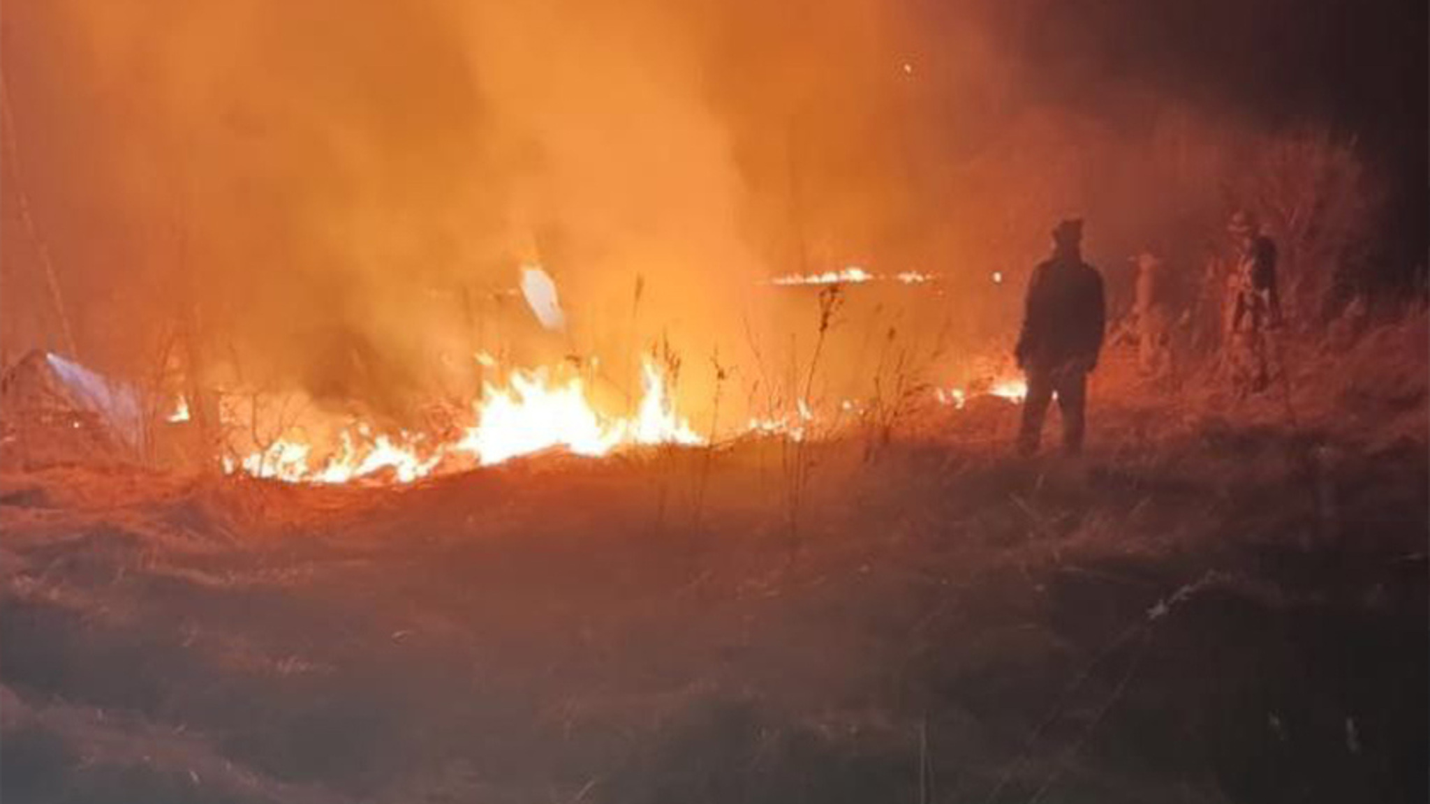 Свыше 1200 гектаров охвачены огнем в Амурской области