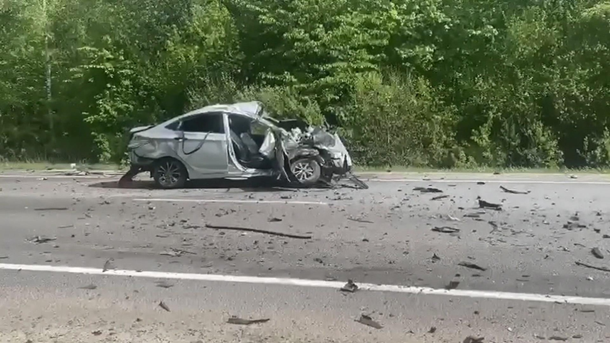В страшном ДТП в Курской области погибли два человека