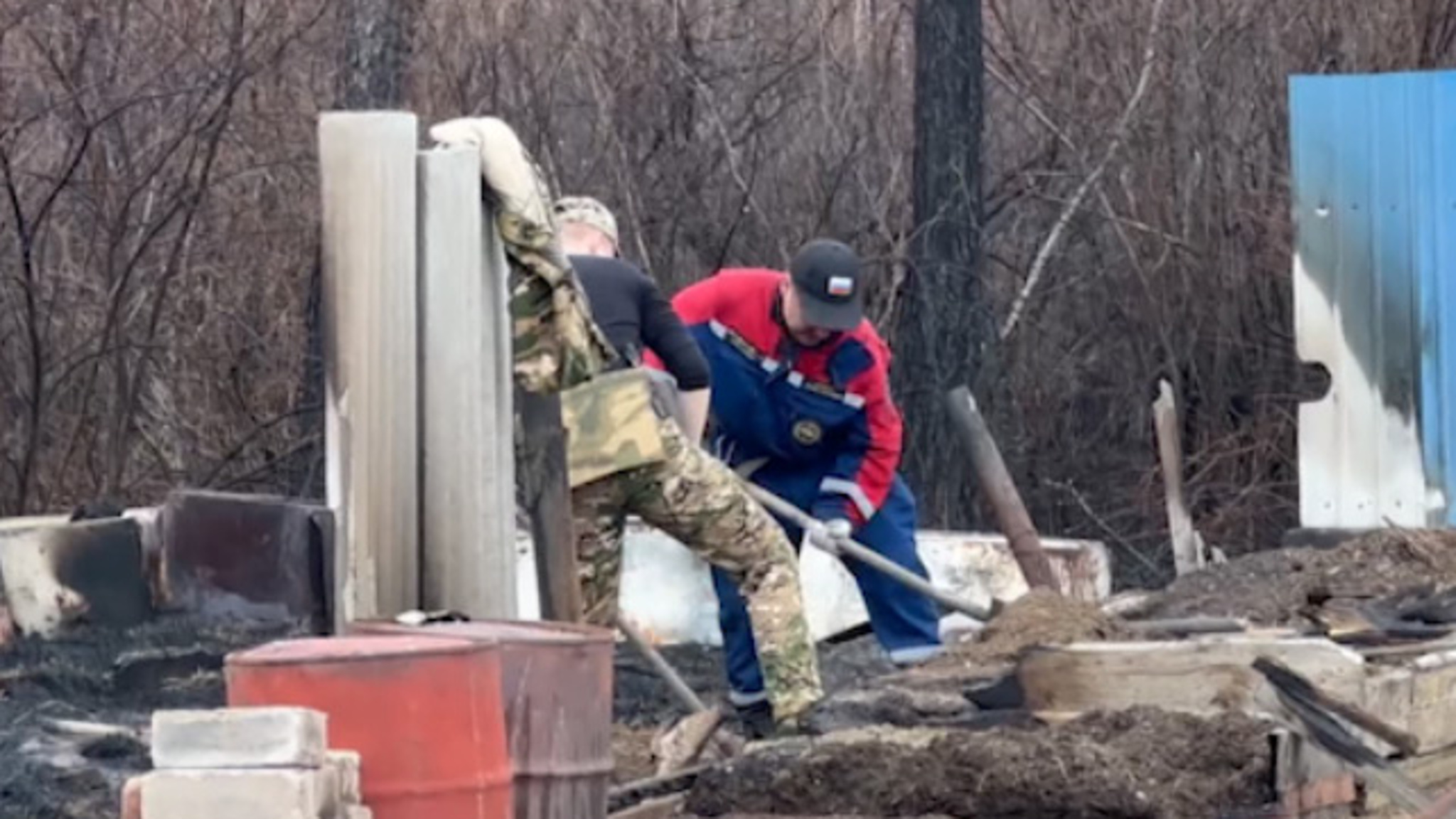 «Молодёжка» Народного фронта помогает в тушении пожаров в Забайкалье