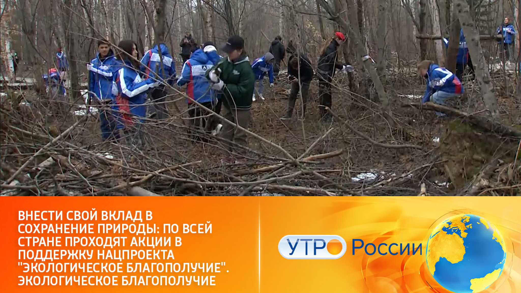 По всей стране проходят акции в поддержку нацпроекта "Экологическое благополучие"