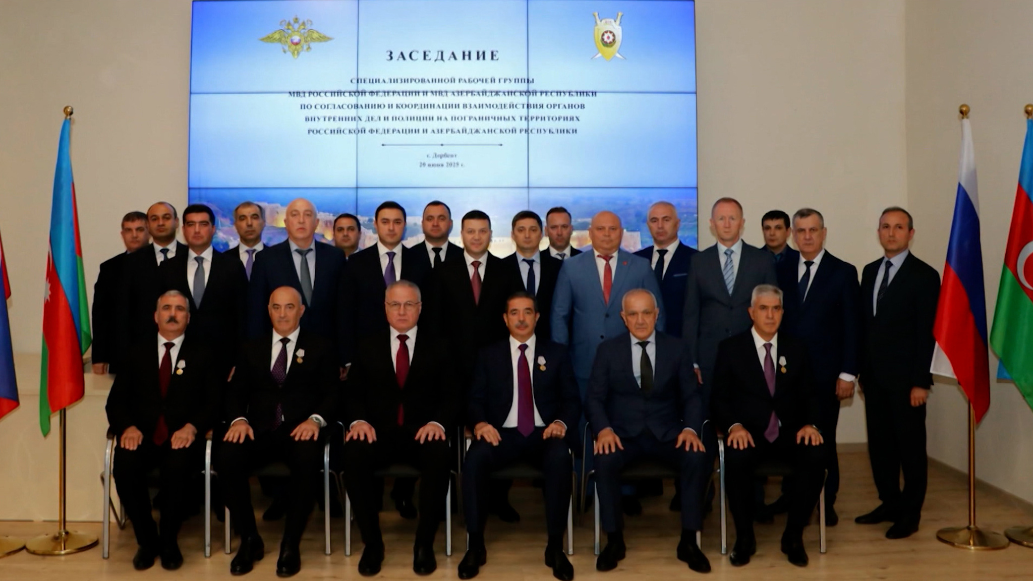 В Дагестане прошла встреча представителей МВД России и Азербайджана