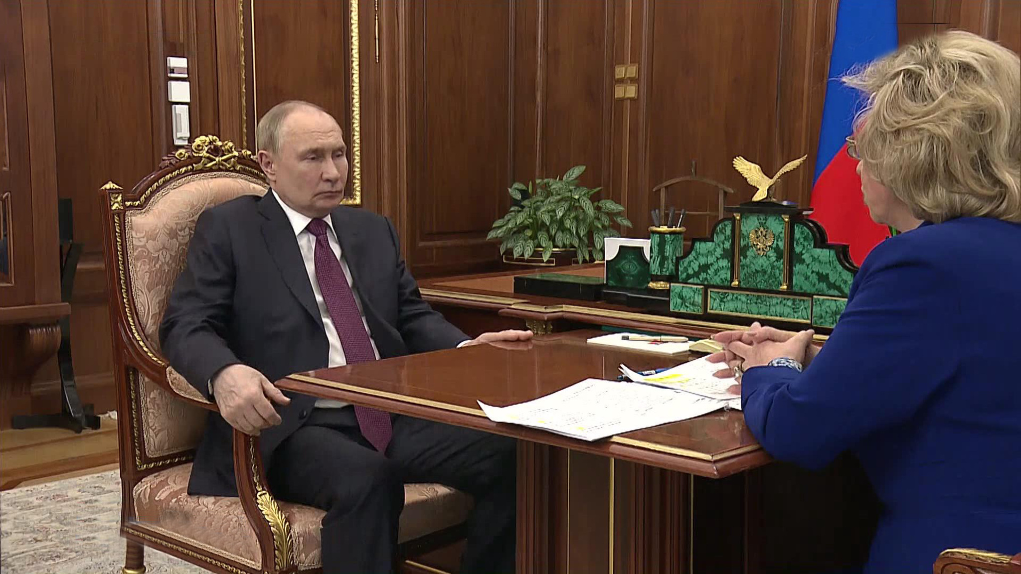 Москалькова доложила Путину о возвращении военных из плена и помощи ветеранам