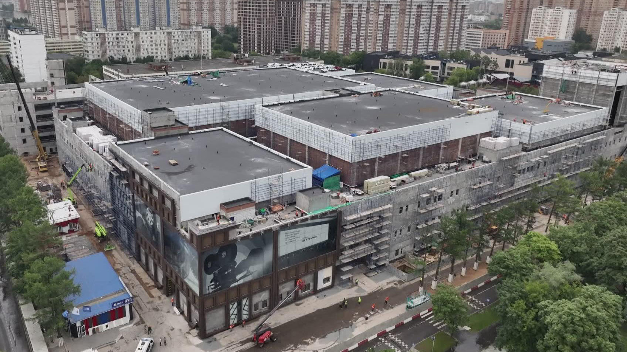 В Москве строят новые корпуса Киностудии имени Горького