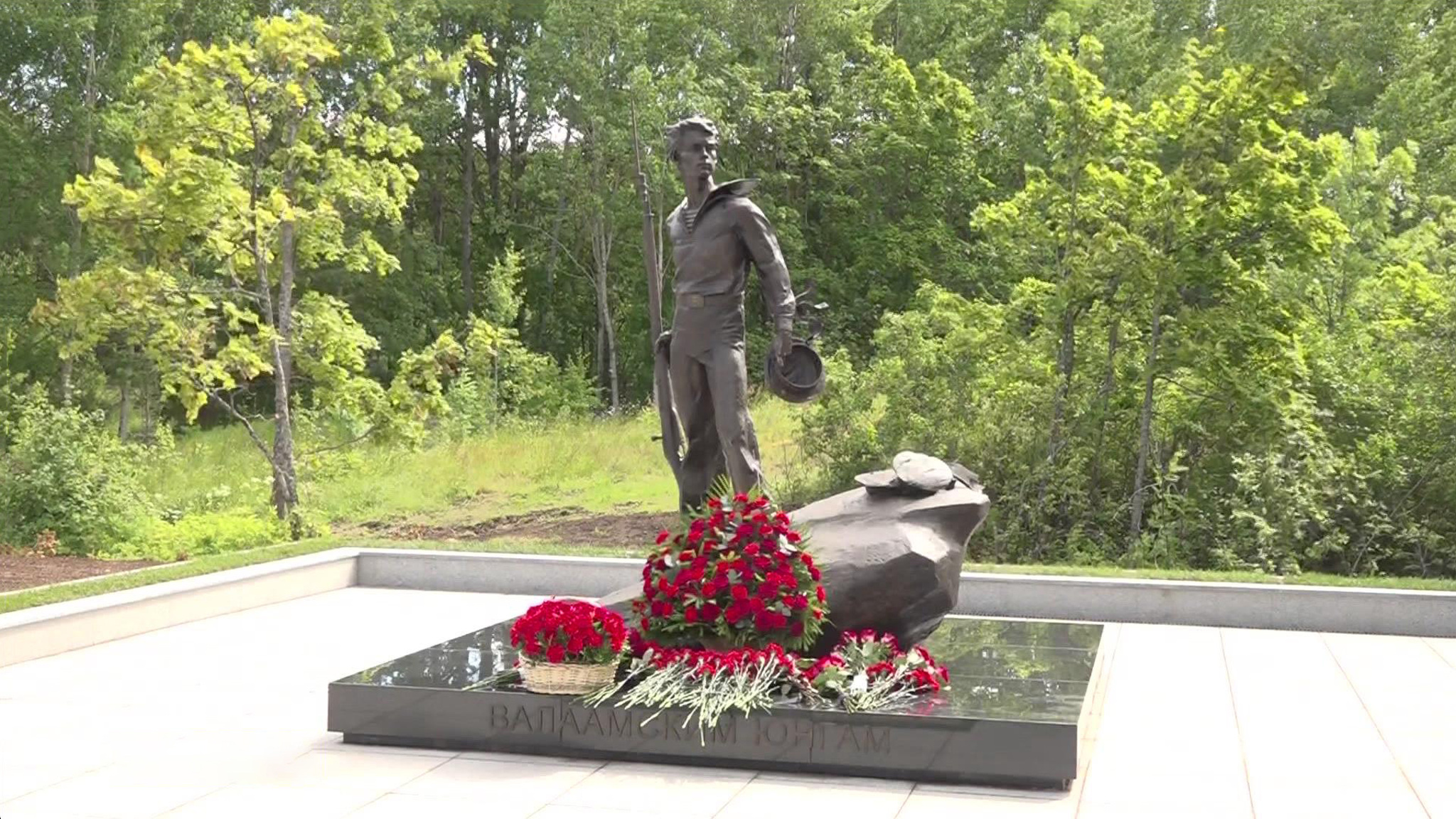 На Валааме открыт памятник юнгам, защищавшим Ленинград