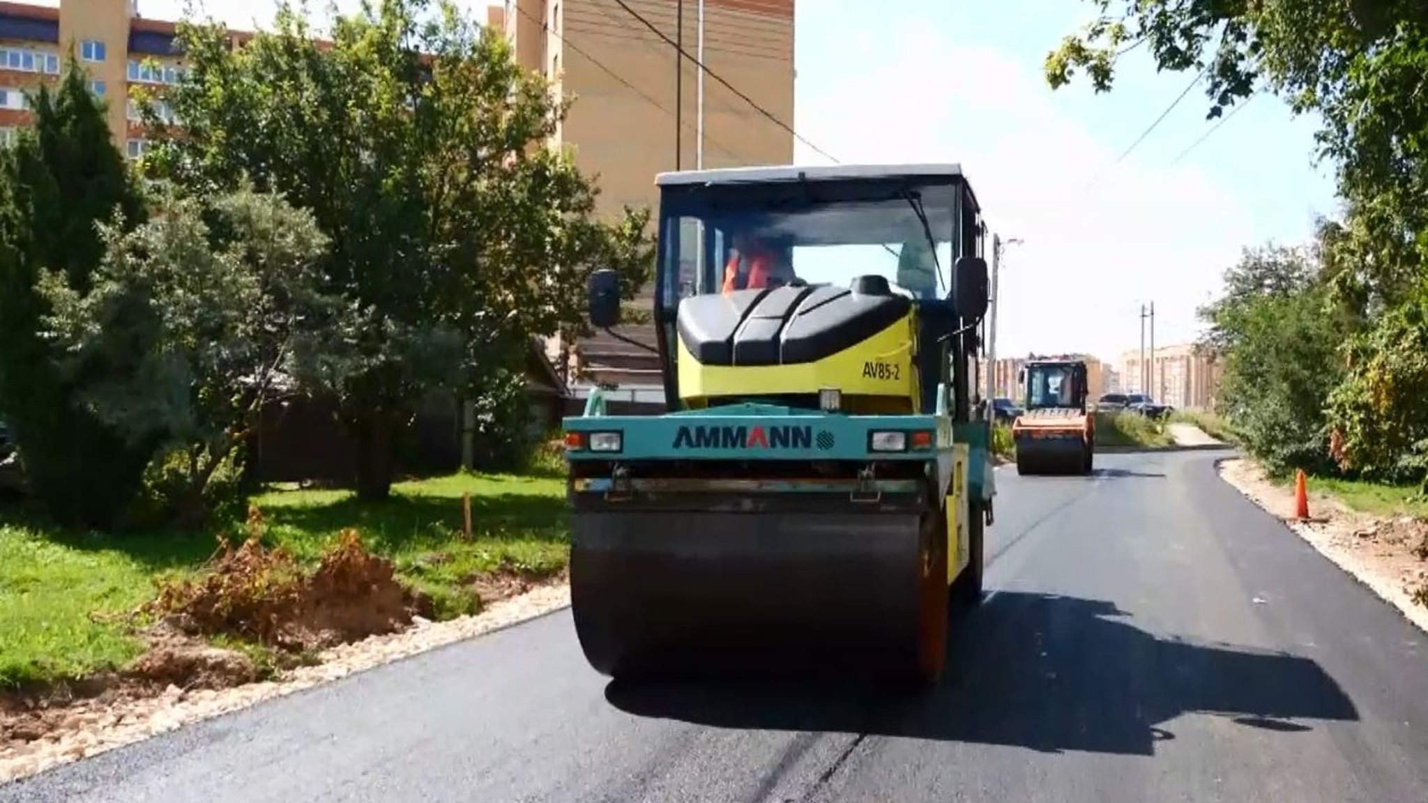 На улице Мышино в Йошкар-Оле обновляют дорогу