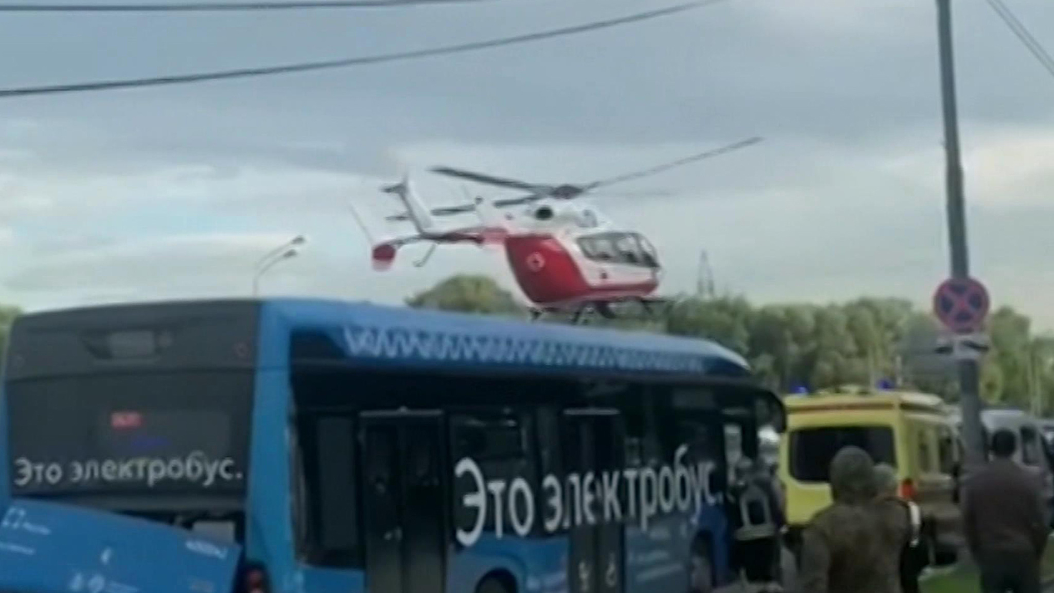 В Москве произошло ДТП с участием двух электробусов